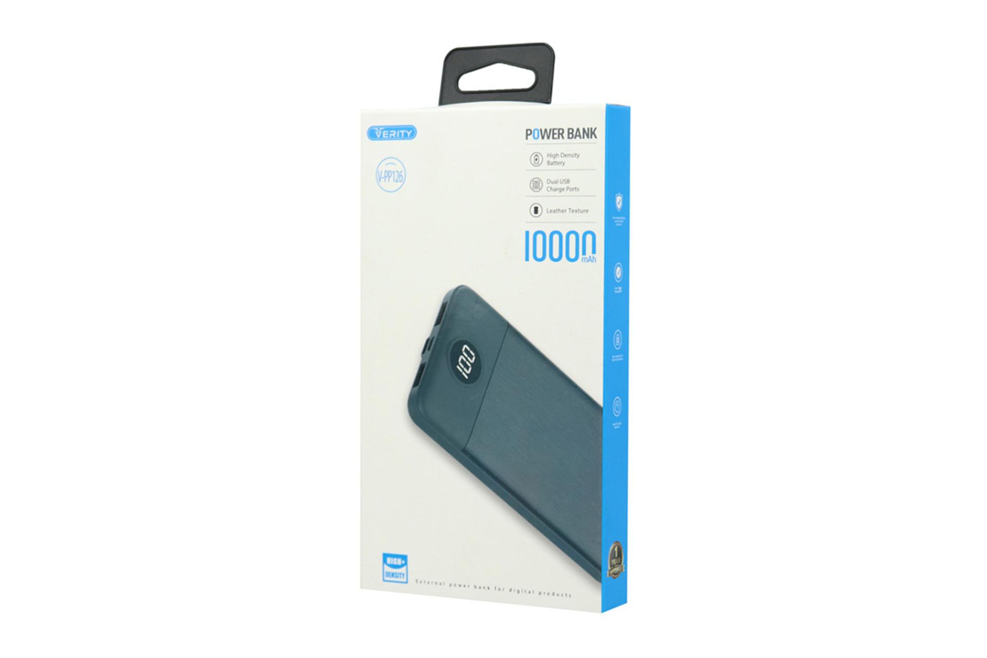 جعبه پاور بانک وریتی Verity V-PP126 10000mAh