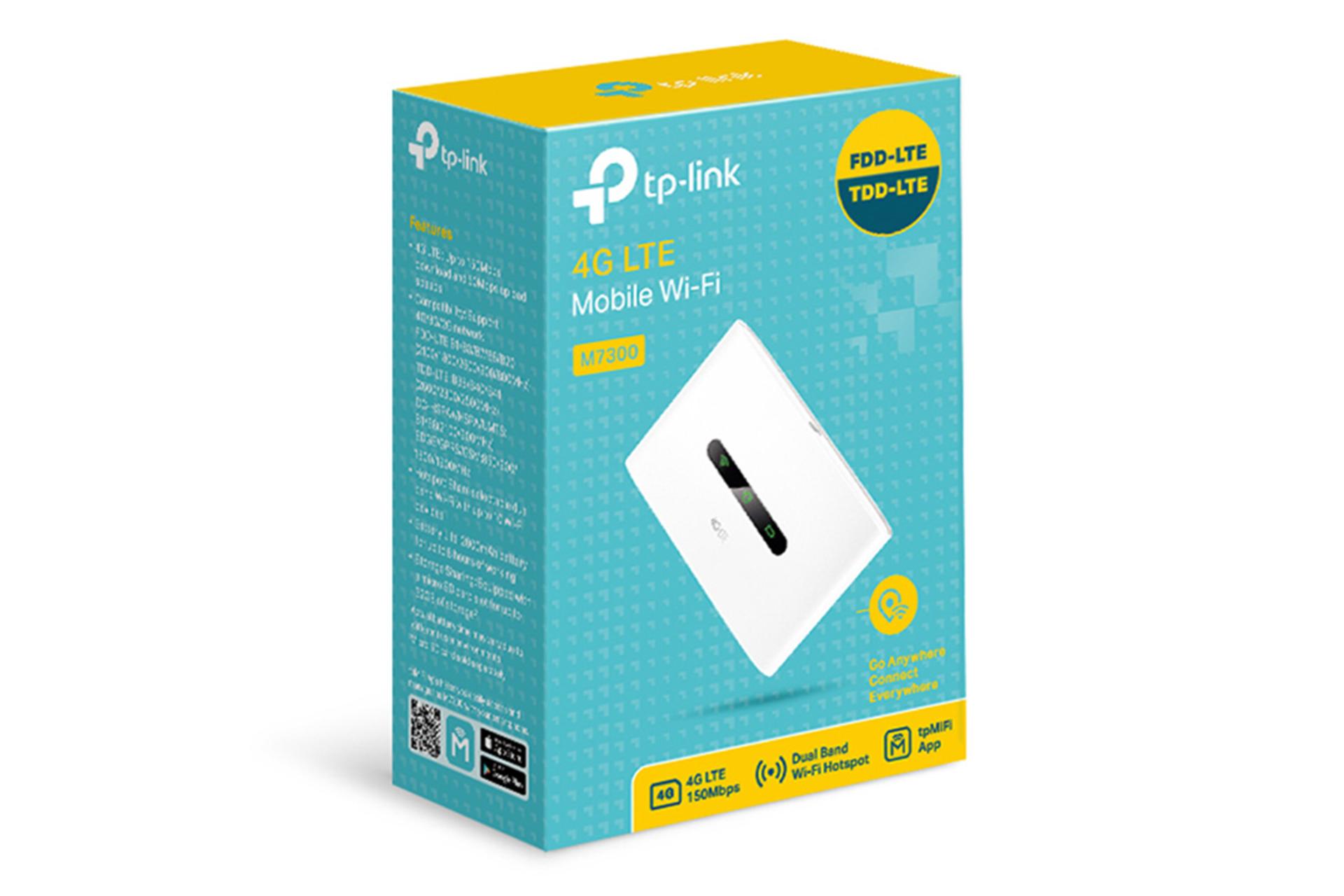 جعبه مودم و روتر سیم‌ کارتی تی پی لینک TP-Link M7300