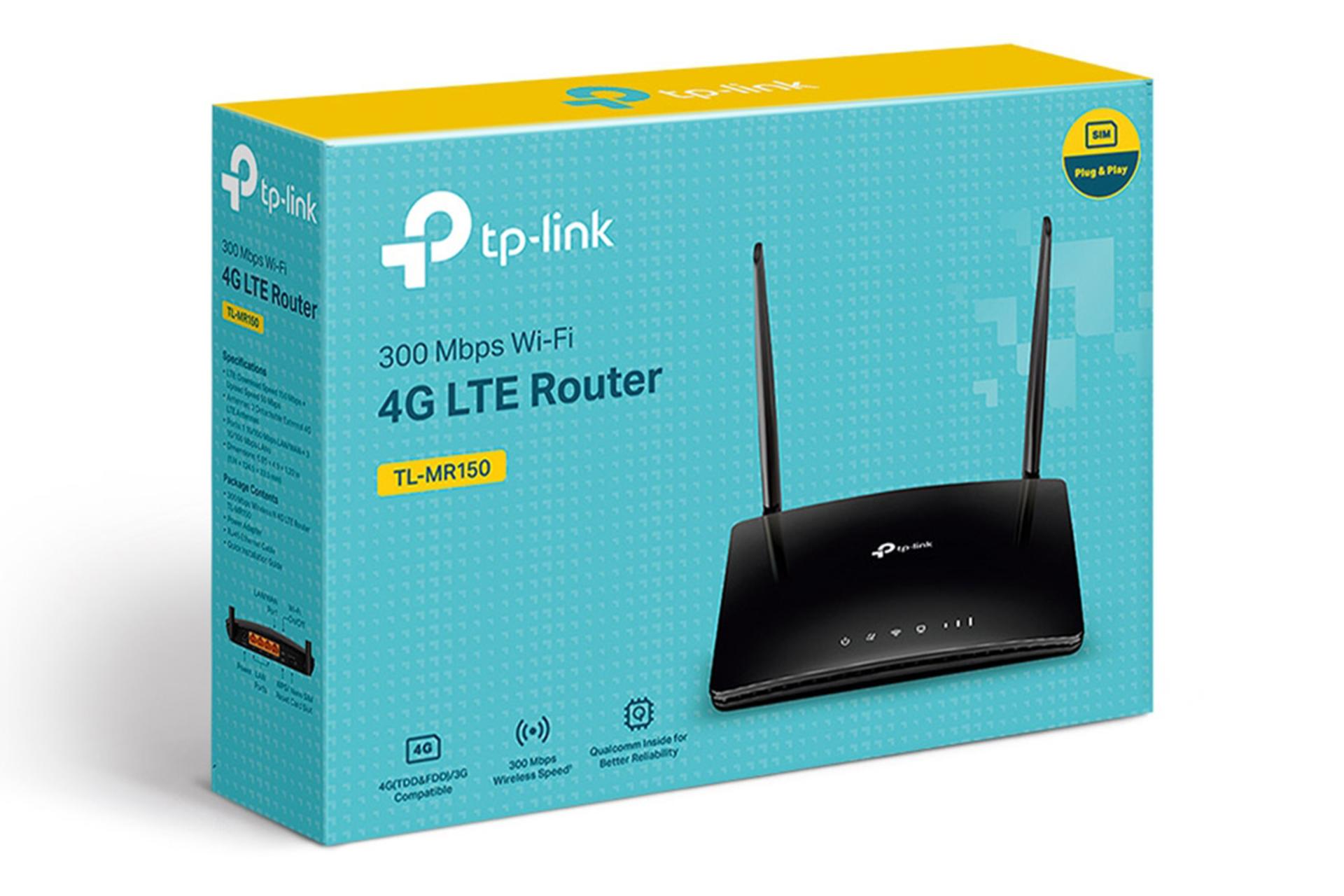 جعبه مودم و روتر سیم‌ کارتی تی پی لینک TP-Link TL-MR150 V2.30