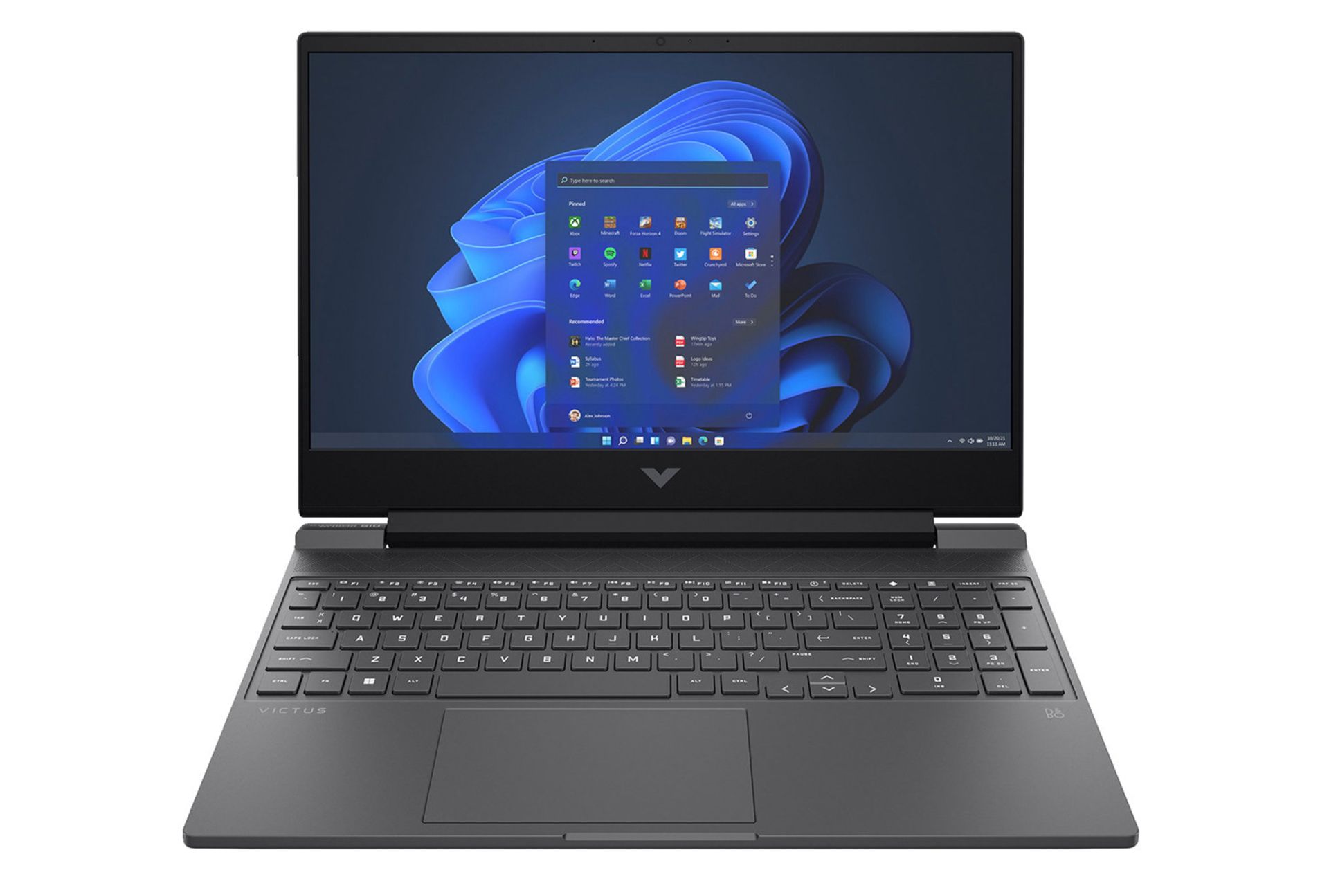 لپ تاپ اچ پی HP Victus 15-fa1234nw نمای جلو