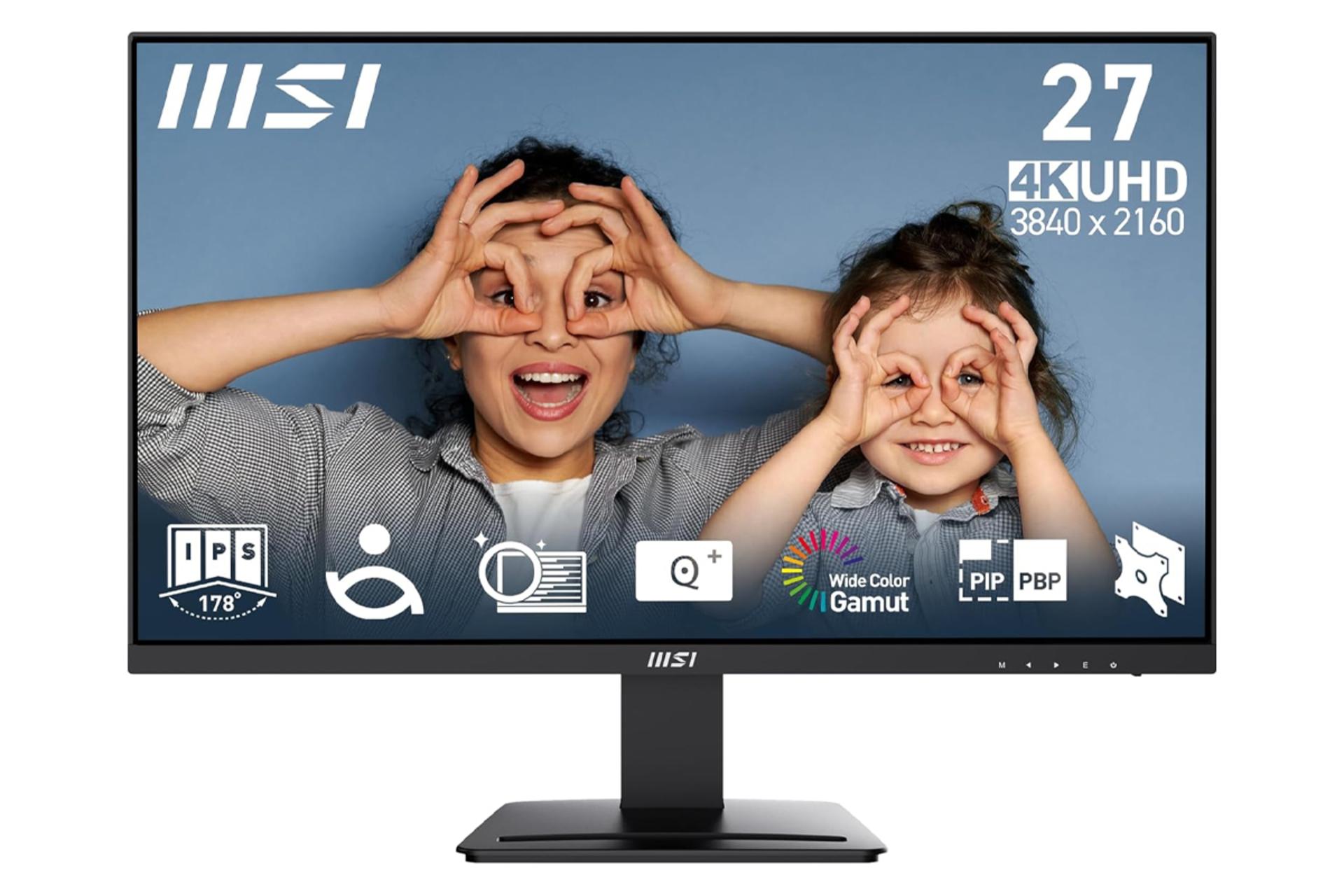 رزولوشن و کیفیت تصویر مانیتور ام اس آی 27 اینچ مدل Pro MP273U