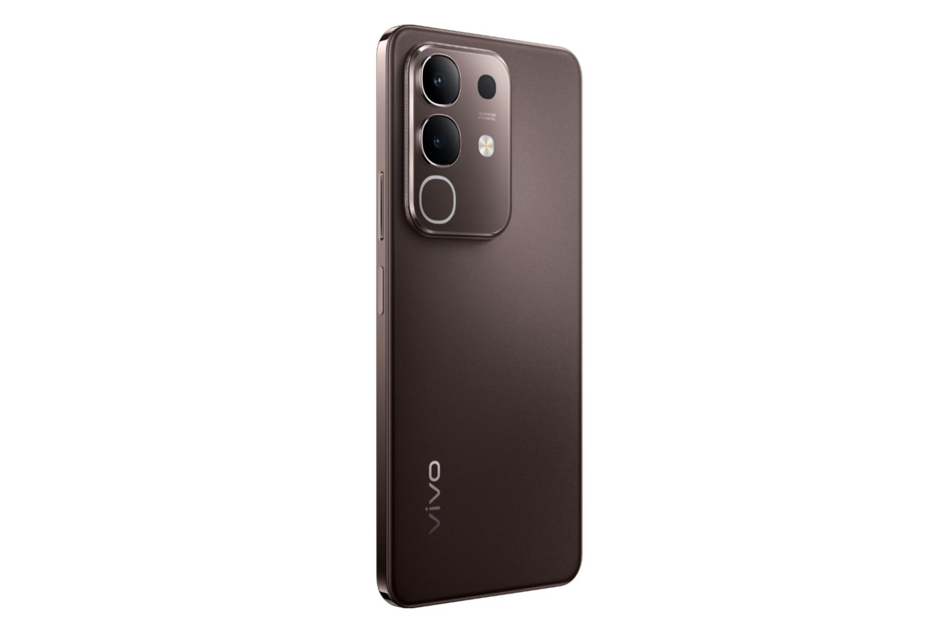 سمت چپ پنل پشت گوشی موبایل Y29 ویوو 4G قهوه ای تیره / vivo Y29 4G
