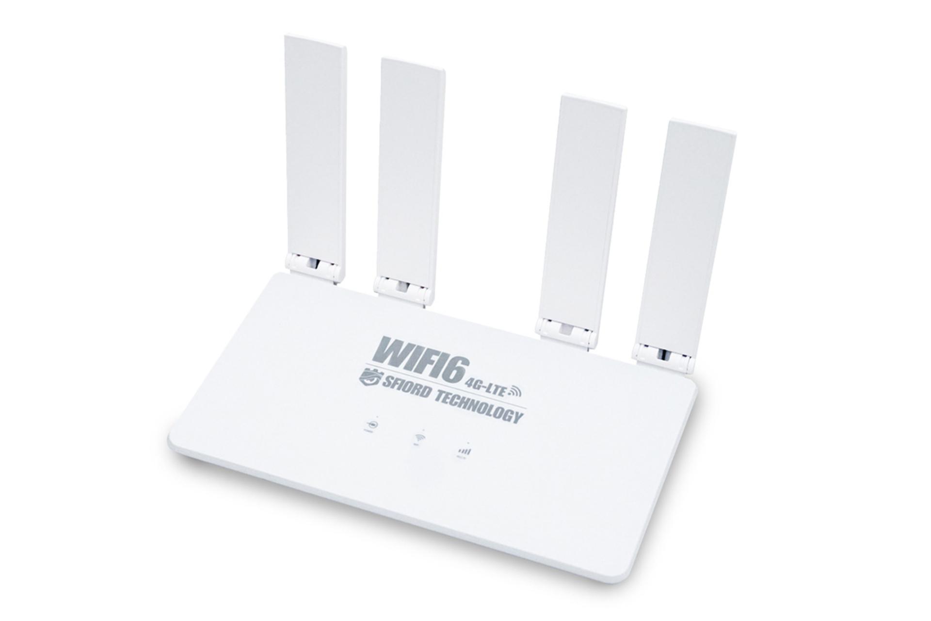 نمای بالای مودم و روتر سیم‌ کارتی اسفیورد Sfiord T842