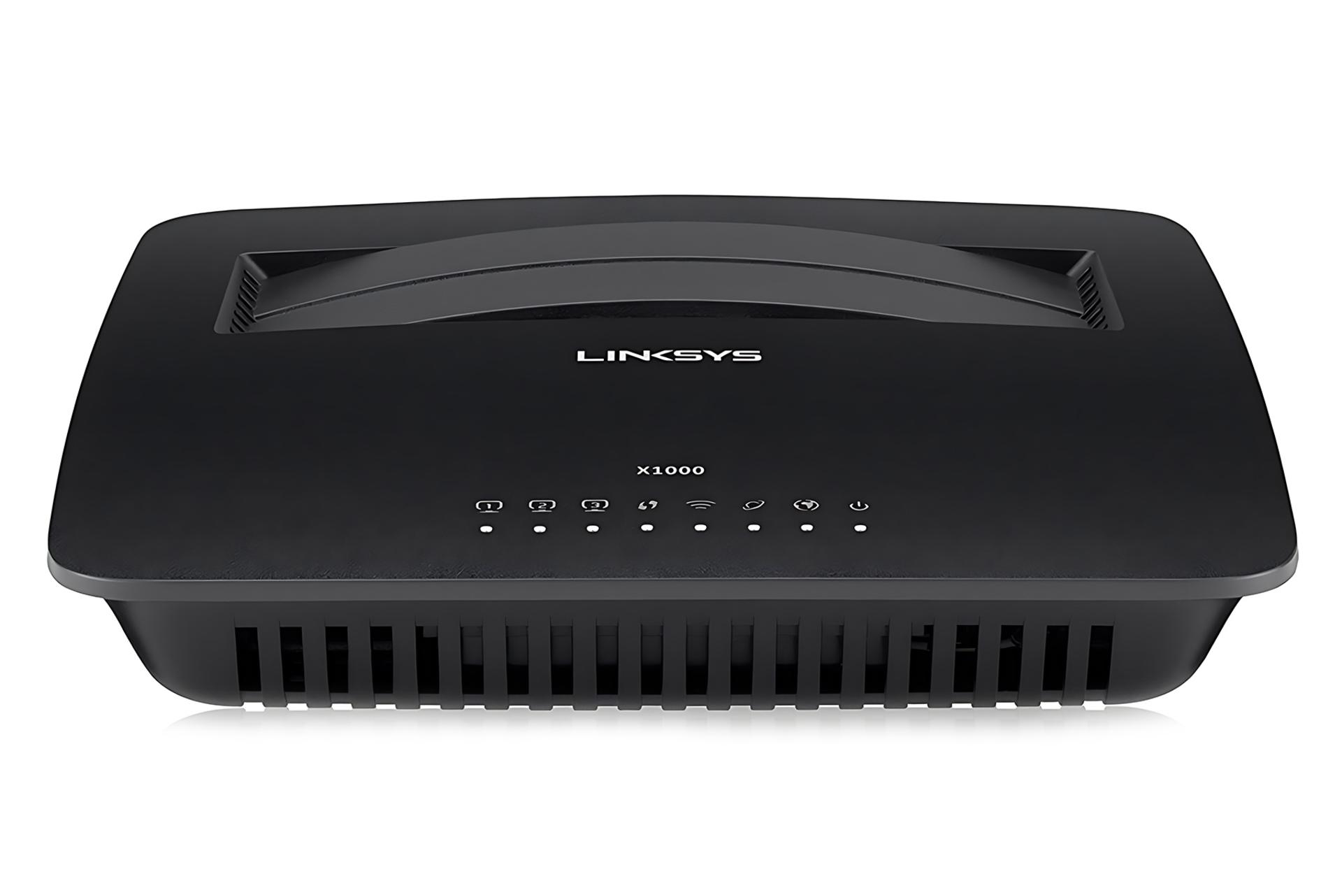 نمای کناری مودم - روتر لینکسیس Linksys X1000-m2