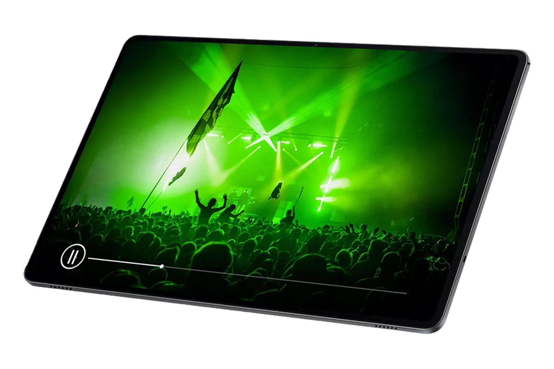 نمای نیمرخ تبلت پد T3 ای جی ام / AGM PAD T3 با نمایش لبه‌ی سمت راست و پایین