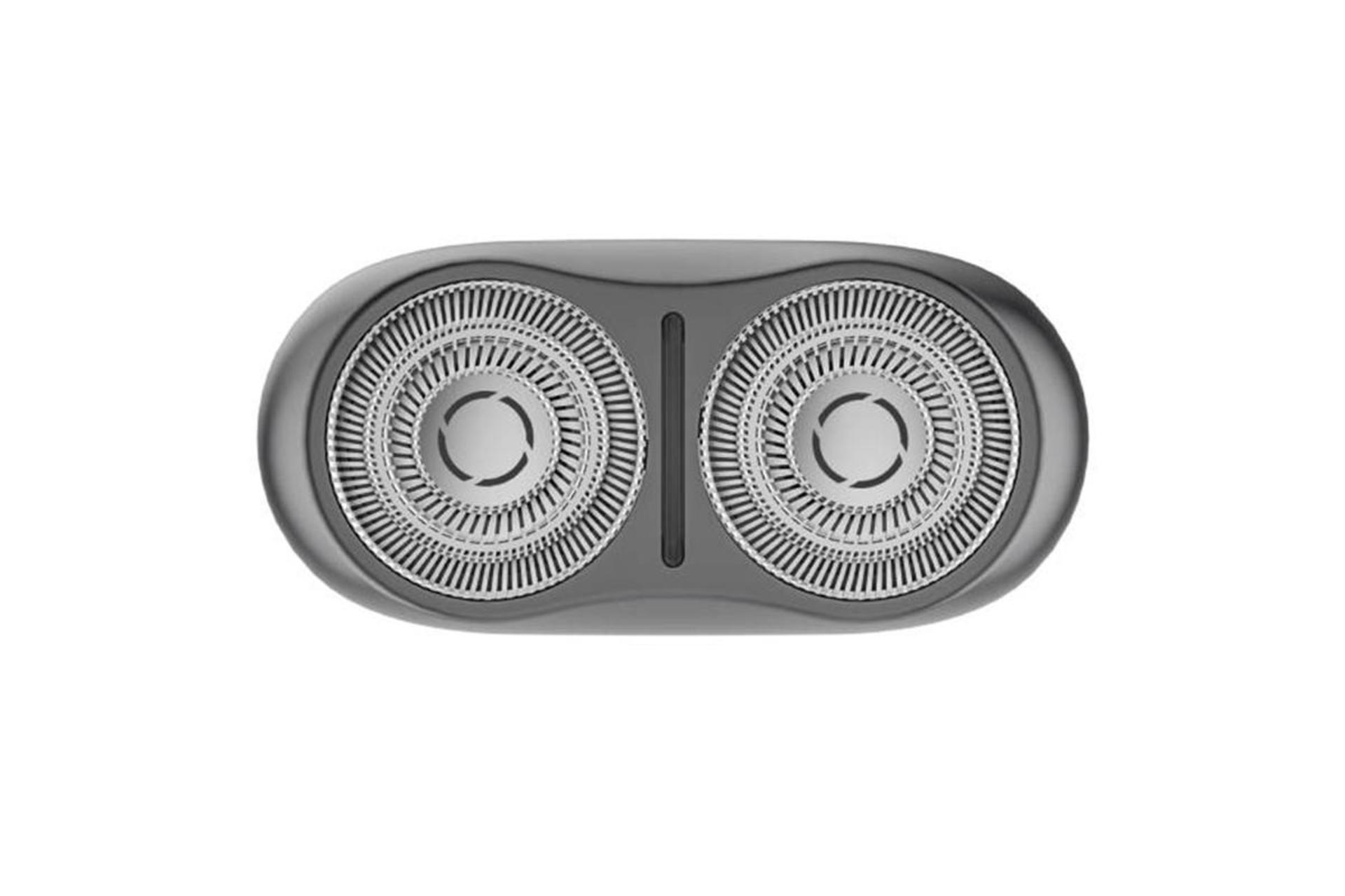 ماشین اصلاح و ریش تراش شیائومی Xiaomi Electric Shaver S200 نمای بالا و تیغه