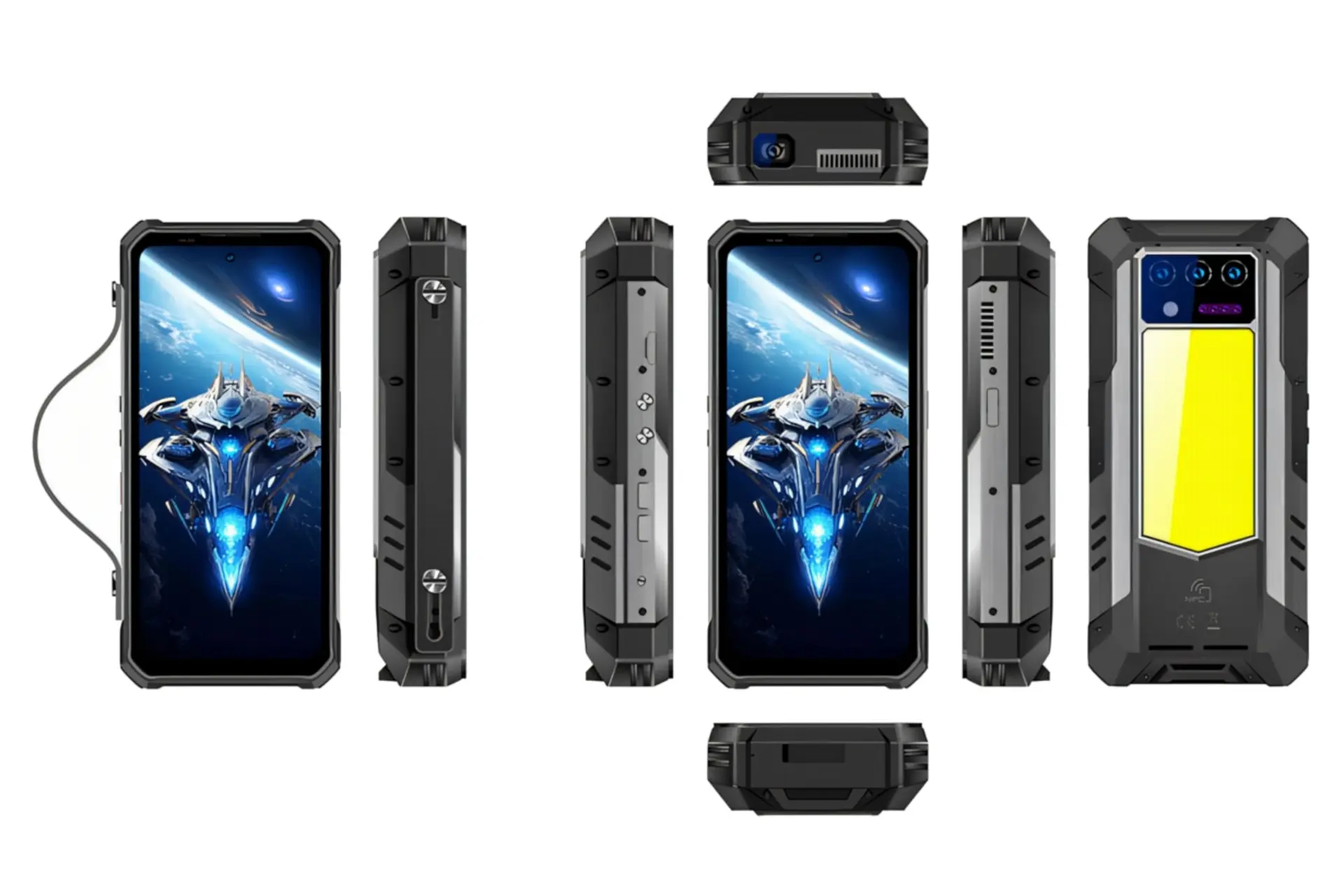 گوشی موبایل اوکیتل Oukitel WP100 Titan از تمام زوایا