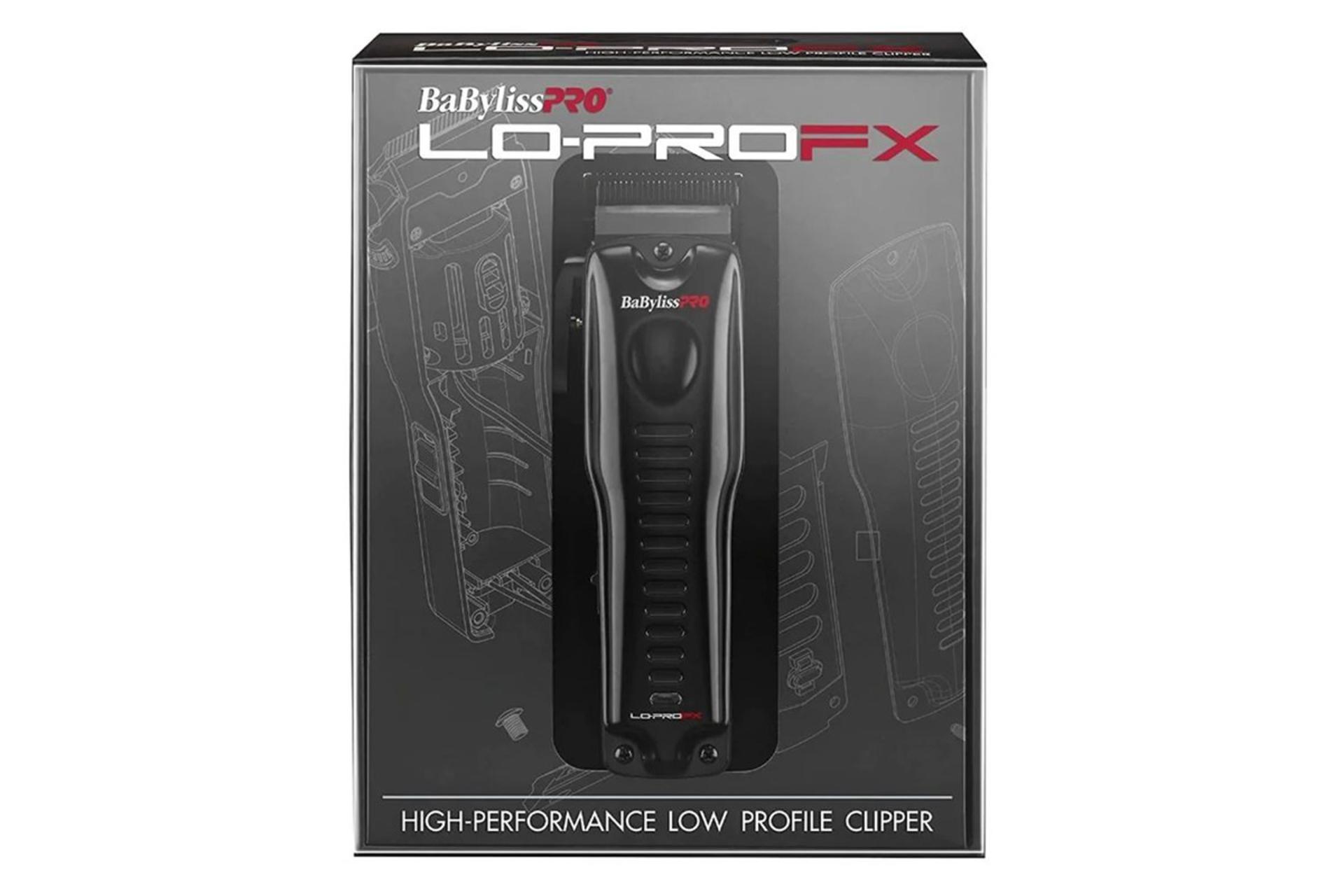 ماشین اصلاح بابیلیس پرو BabylissPRO Lo-Pro FX Clipper FX825E جعبه و بسته بندی