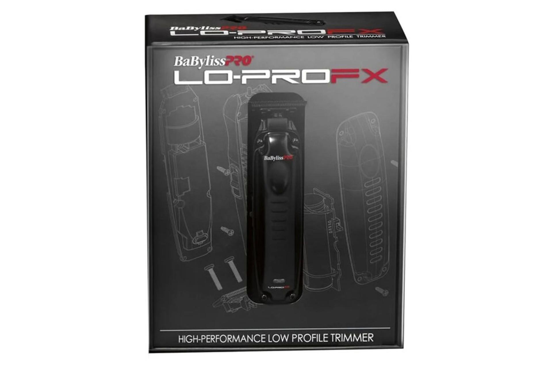 ماشین اصلاح بابیلیس پرو BabylissPRO Lo-Pro FX Skeleton Trimmer X726E جعبه و بسته بندی