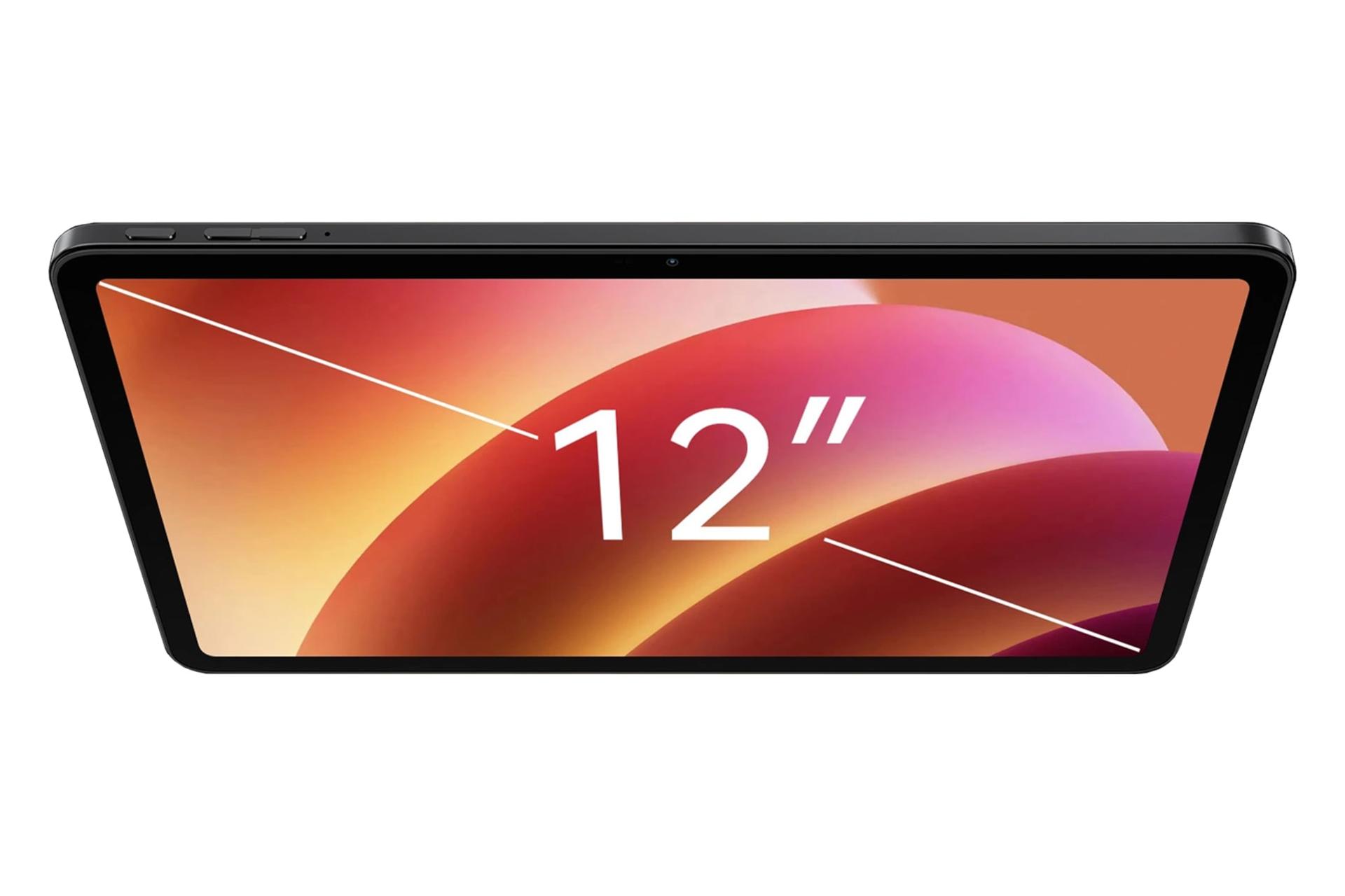 نمای لبه سمت راست و پنل جلو تبلت اسکال پد 100 بلک ویو / Blackview Oscal Pad 100 با نمایش دکمه‌ها و ابعاد نمایشگر