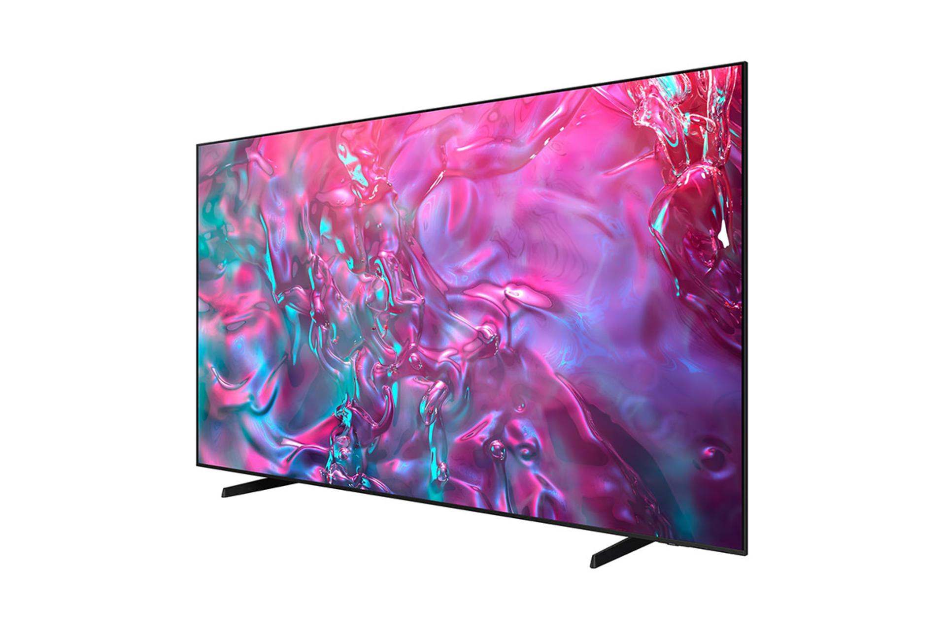 تلویزیون سامسونگ Samsung DU9000 نمای جلو و راست