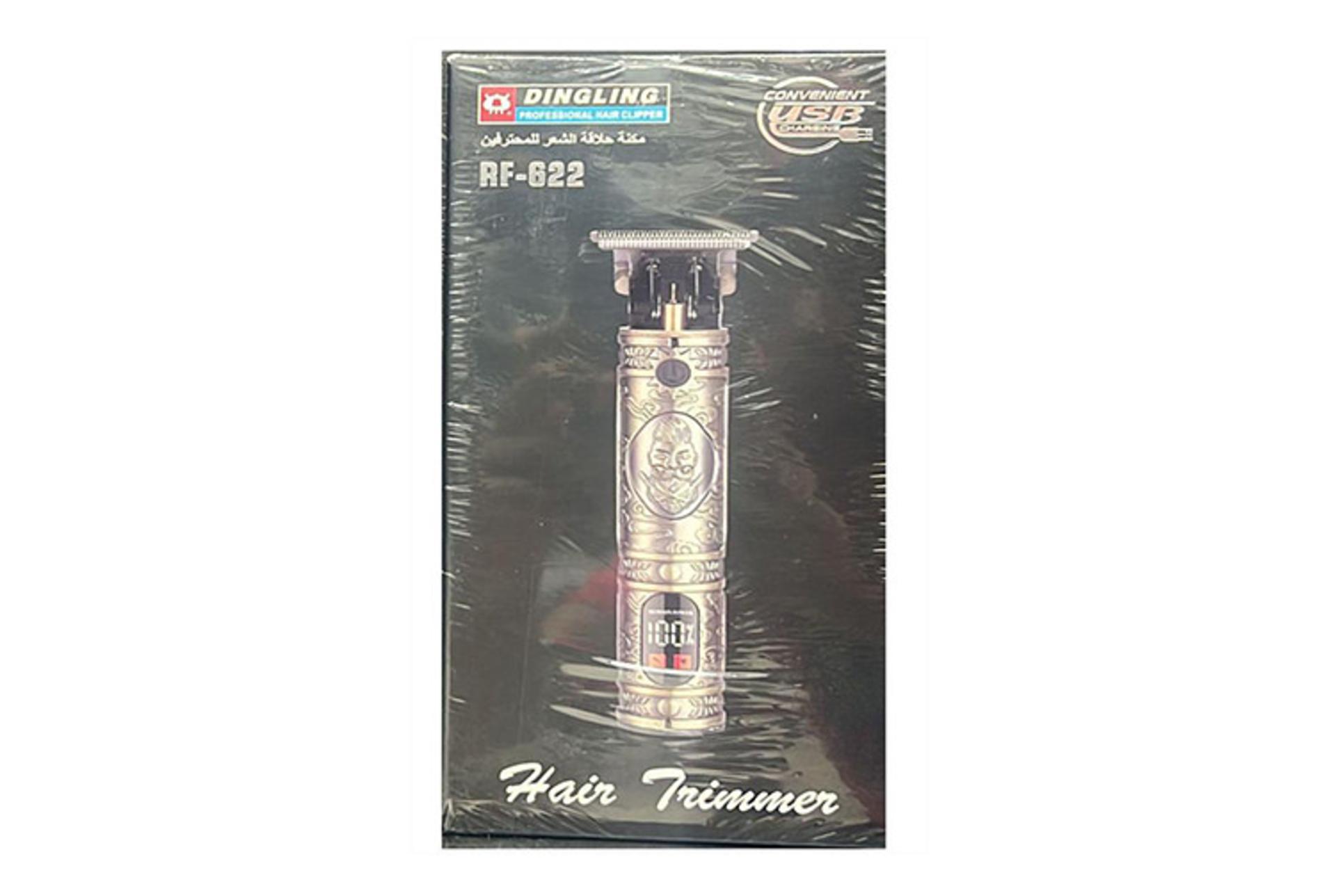 ماشین اصلاح دینگ لینگ Dingling RF-623 جعبه و لوازم همراه