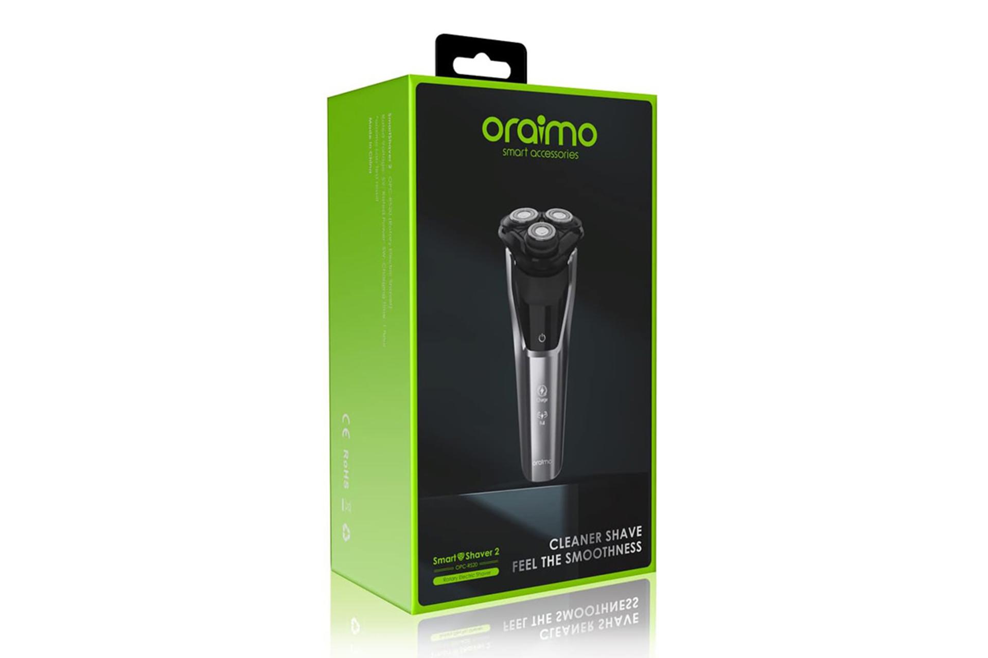 ماشین اصلاح و ریش تراش اورایمو Oraimo Smart Shaver 2 جعبه و بسته بندی
