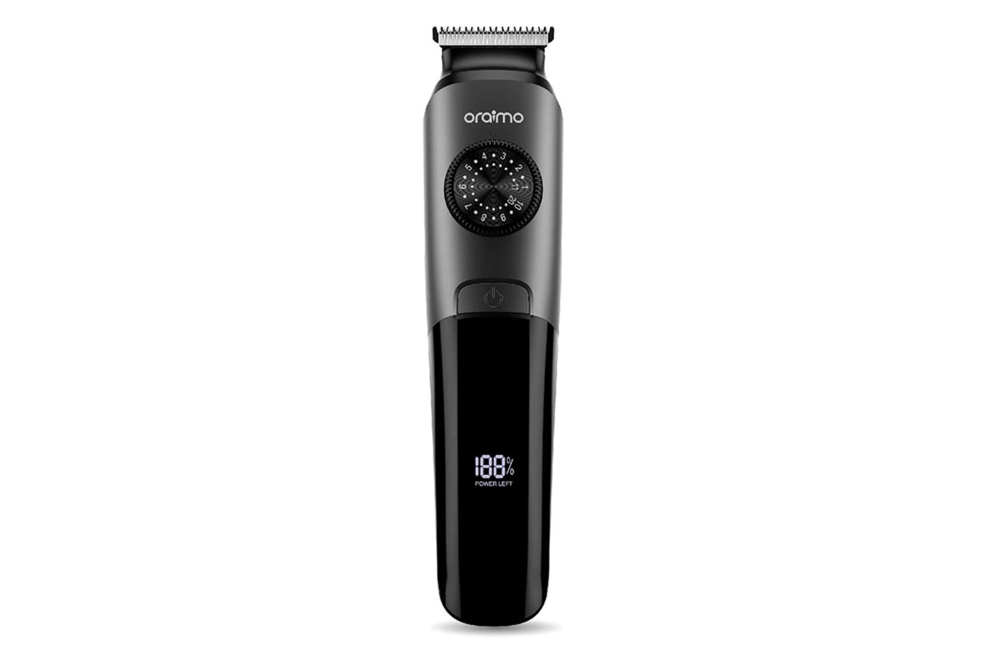 ماشین اصلاح و ریش تراش اورایمو Oraimo Smart Trimmer 2 Precision Durable Precision Dial نمای جلو