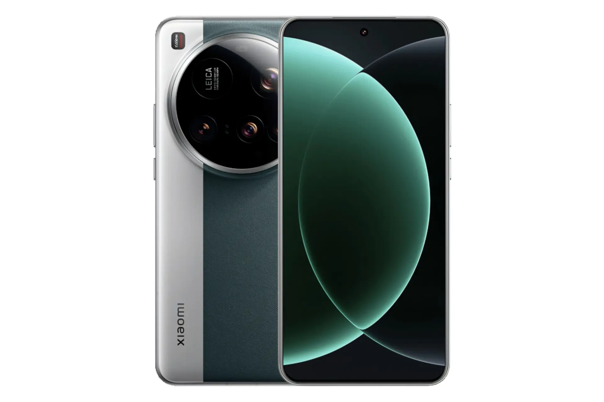 پنل جلو و پشت گوشی موبایل شیائومی 15 اولترا سبز / Xiaomi 15 Ultra