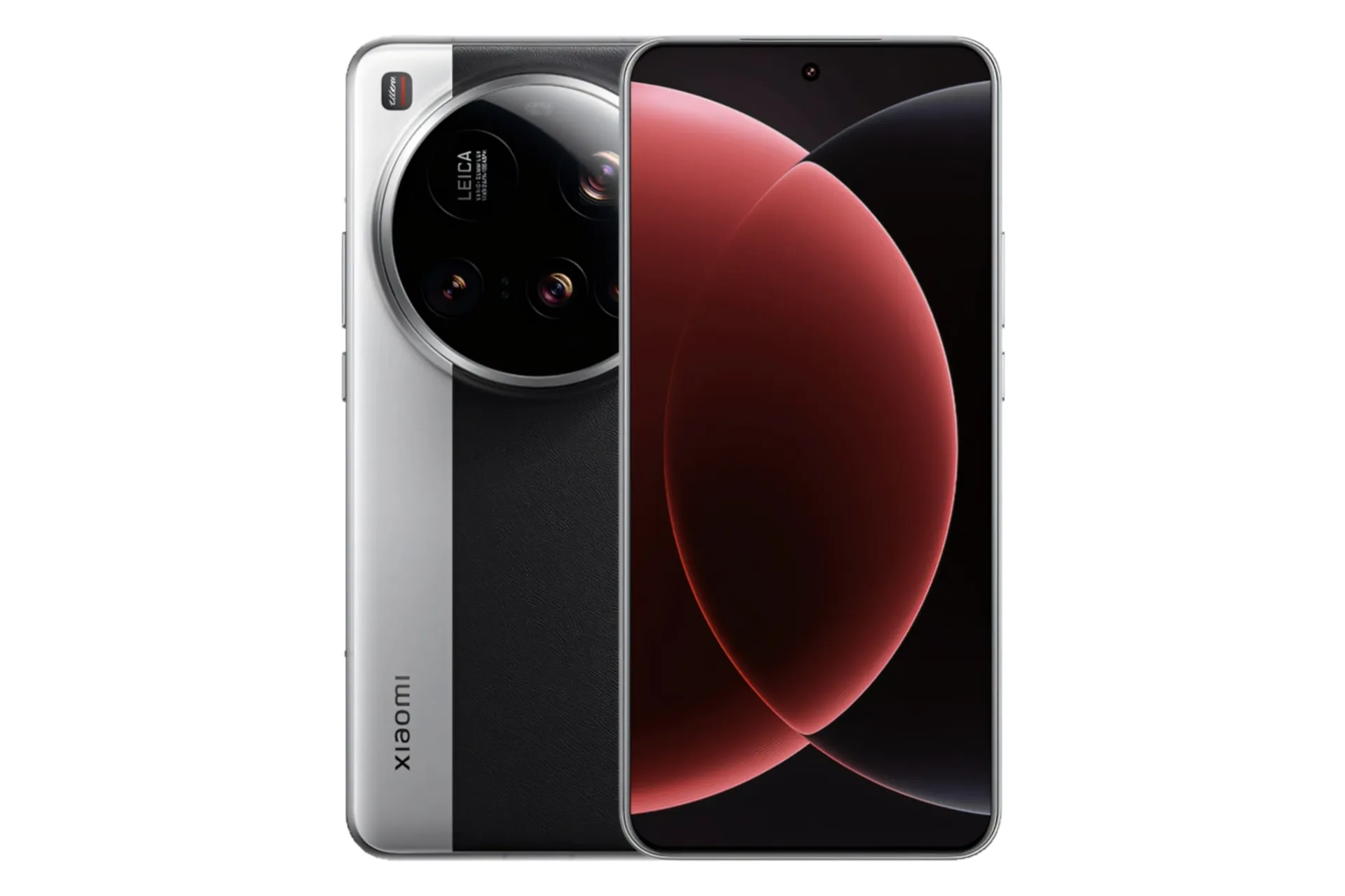 پنل جلو و پشت گوشی موبایل شیائومی 15 اولترا مشکی و نقره ای / Xiaomi 15 Ultra