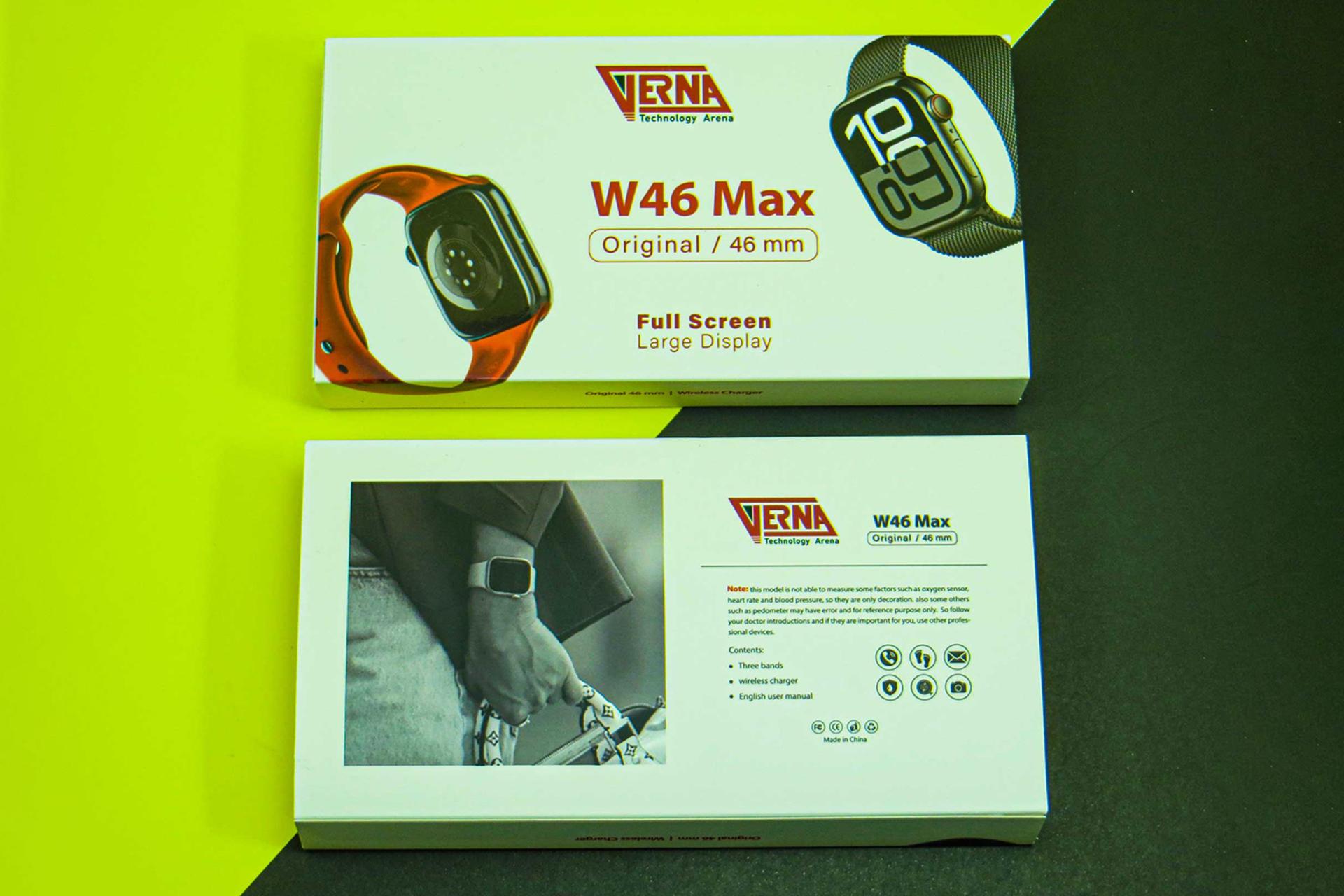 جعبه ساعت هوشمند ورنا VERNA W46 MAX