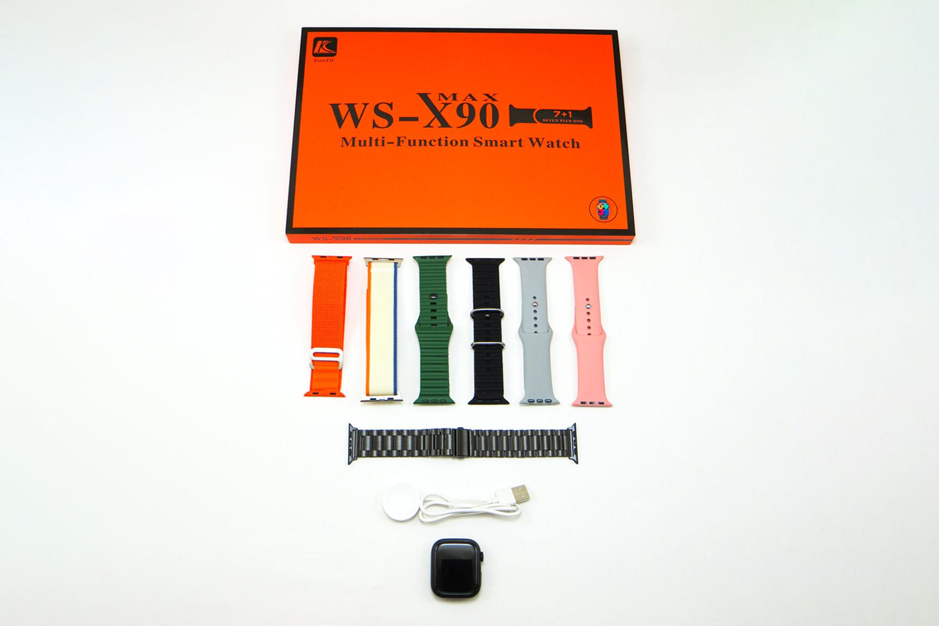 ساعت هوشمند ورنا VERNA WS-X90 max با جعبه و اقلام همراه