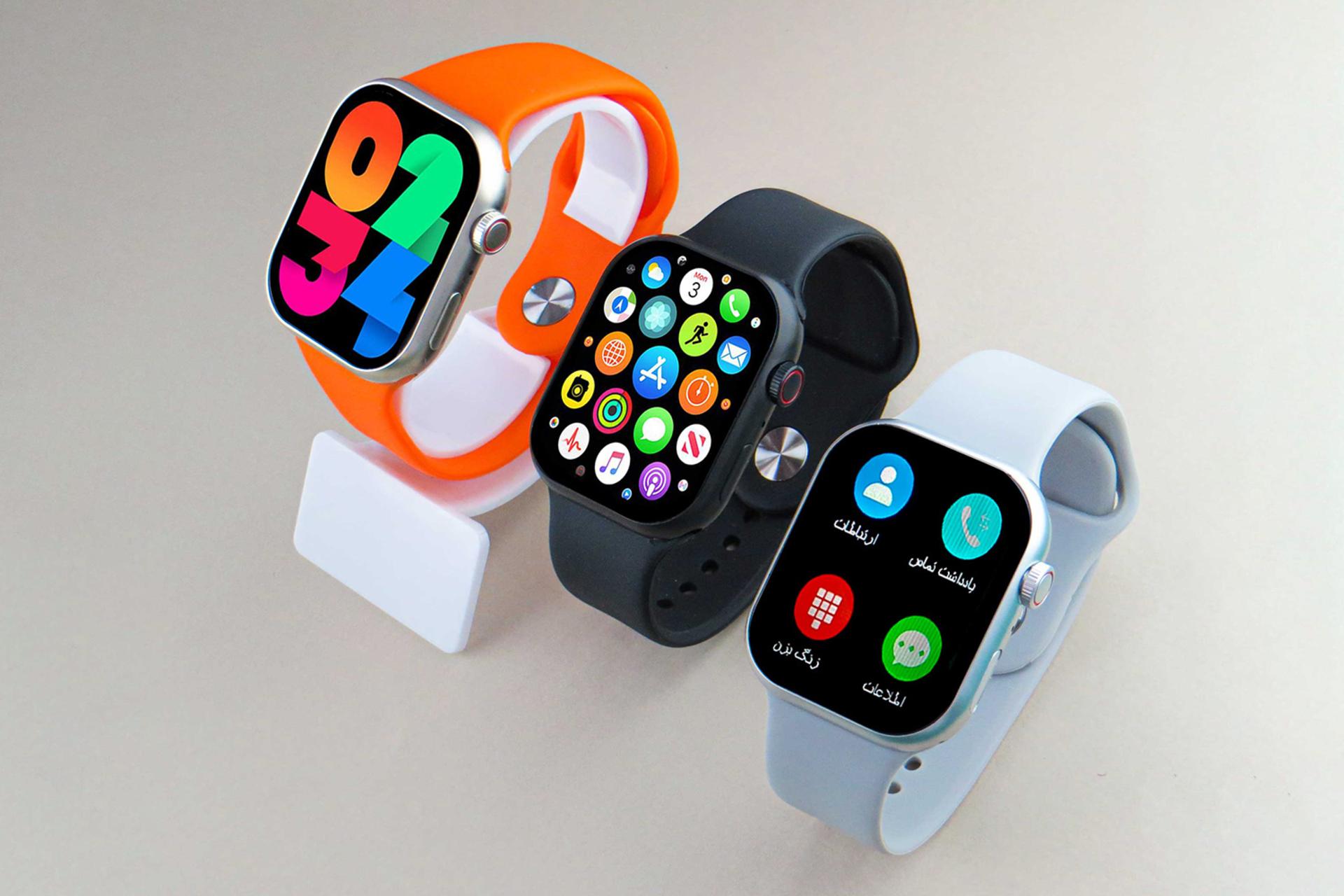 نمای کناری ساعت هوشمند ورنا VERNA WS-X90 max