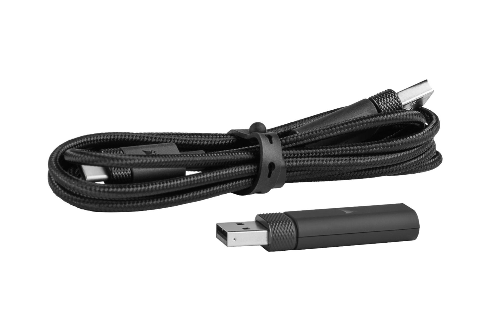 اقلام همراه هدفون کورسیر HS80 RGB Wireless
