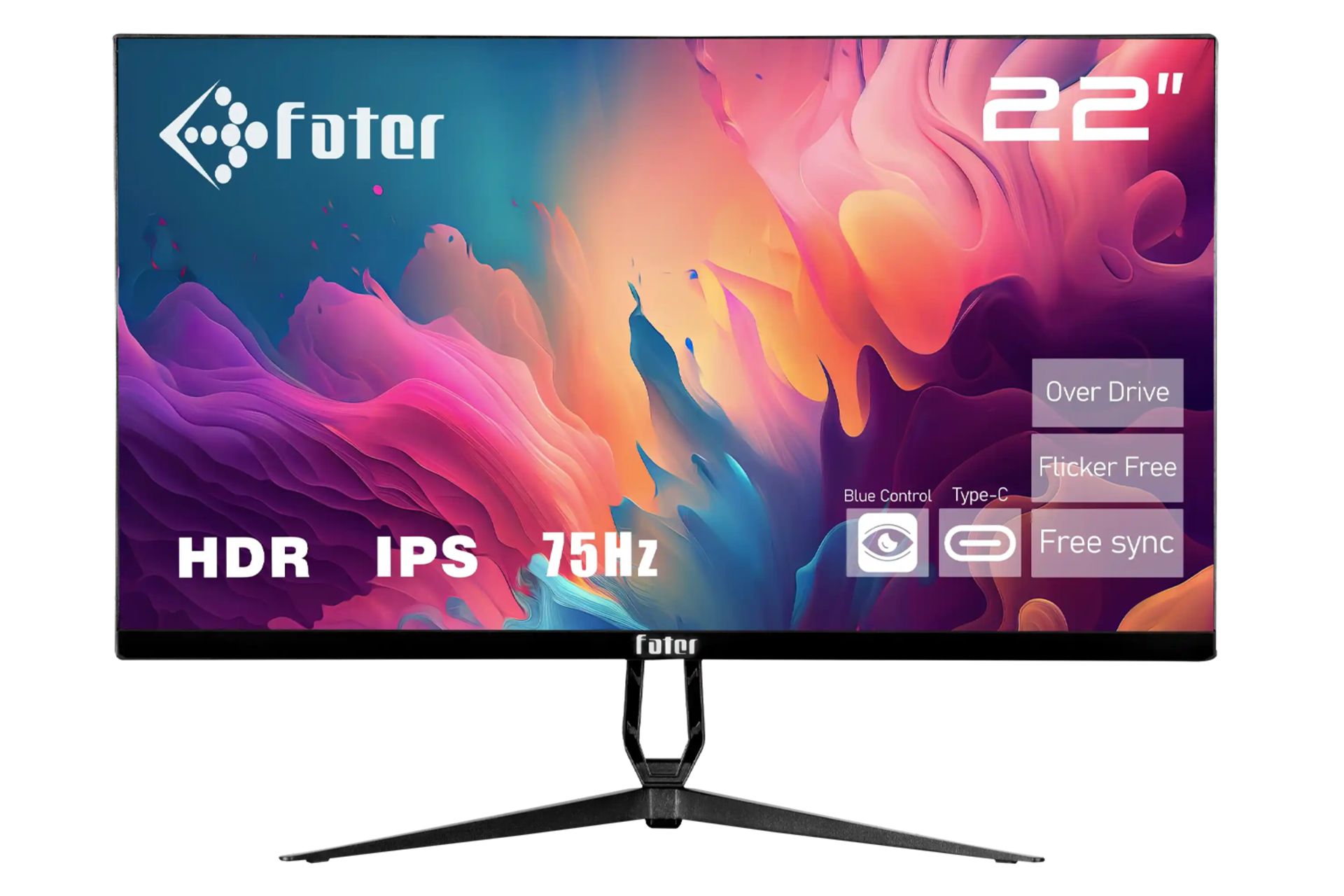 رزولوشن و کیفیت تصویر مانیتور فاطر 22 اینچ مدل F22-075B4