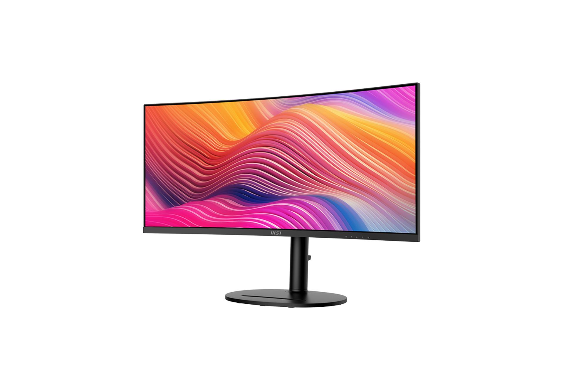 نمای سمت راست مانیتور ام اس آی 34 اینچ مدل Modern MD342CQP