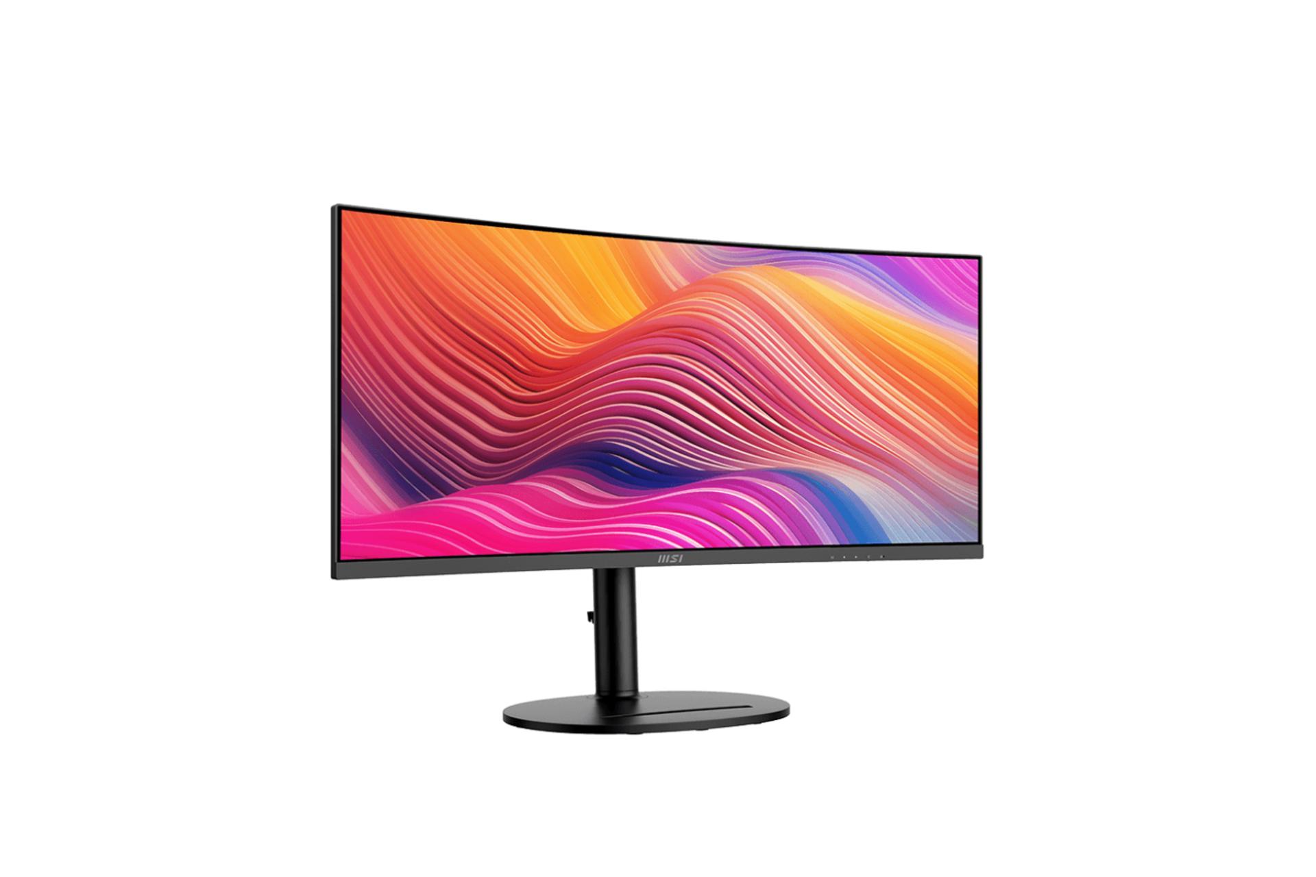 نمای سمت چپ مانیتور ام اس آی 34 اینچ مدل Modern MD342CQP
