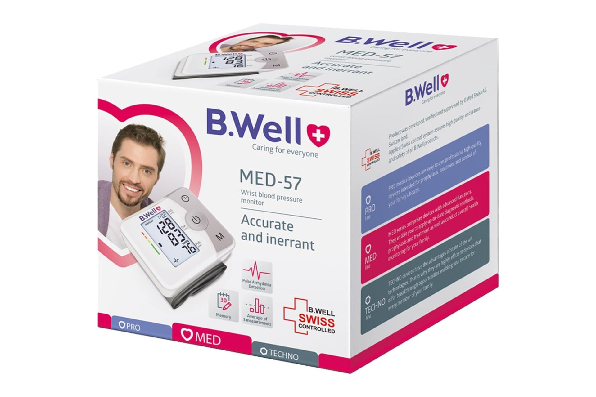 جعبه دستگاه فشار خون بی ول MED-57