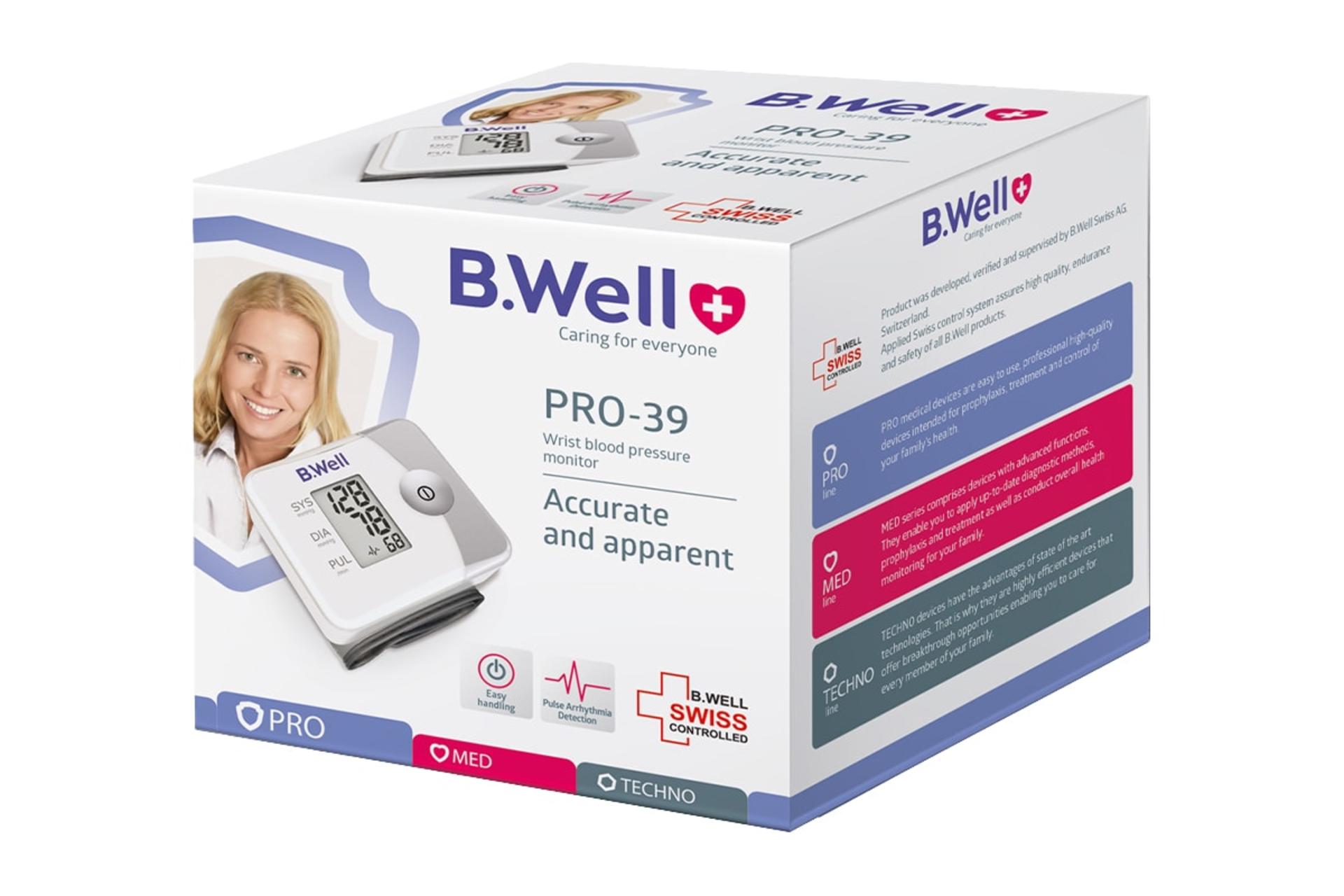 جعبه دستگاه فشار خون بی ول PRO-39