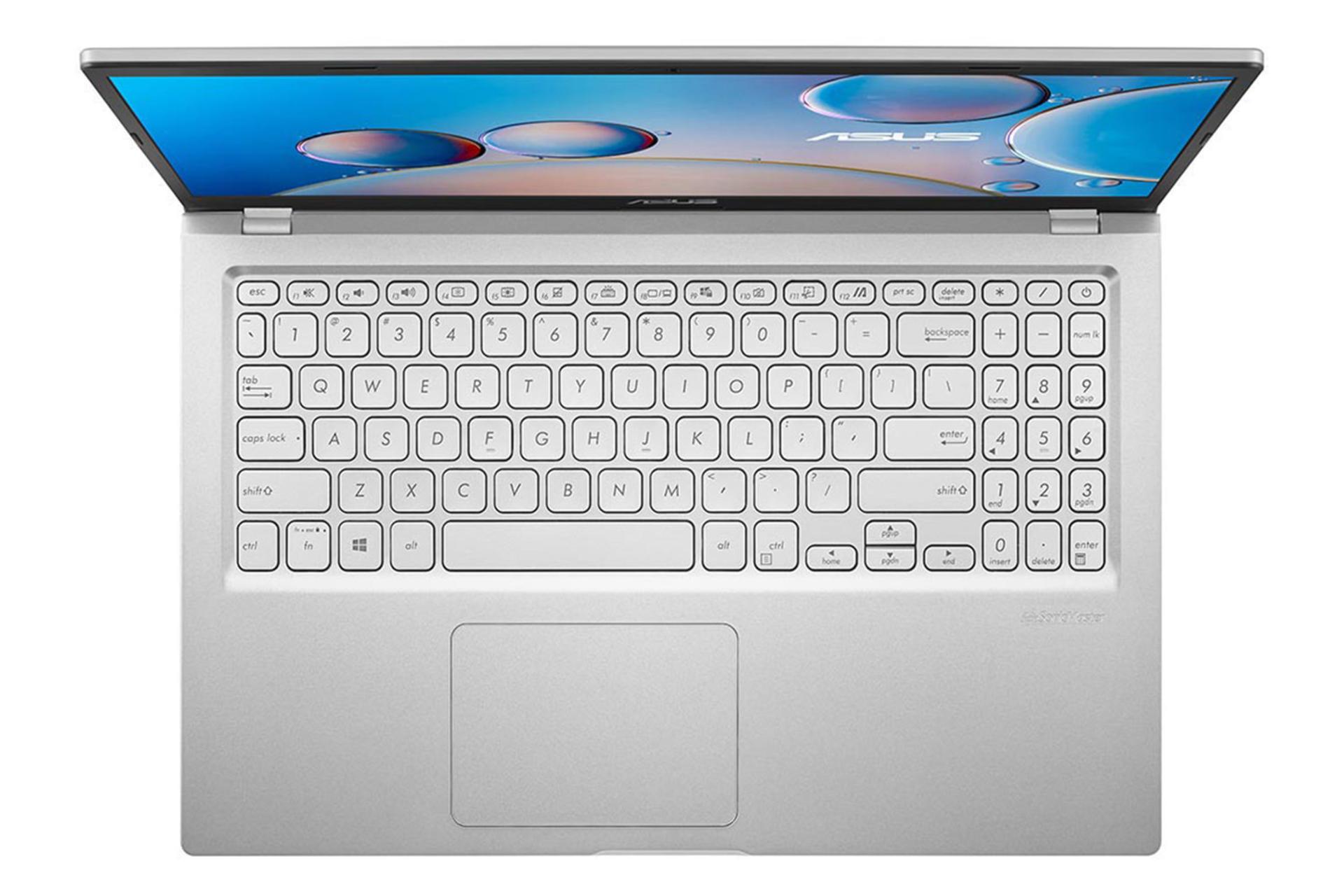 لپ تاپ ایسوس ASUS VivoBook 15 X515KA نمای بالا و کیبورد