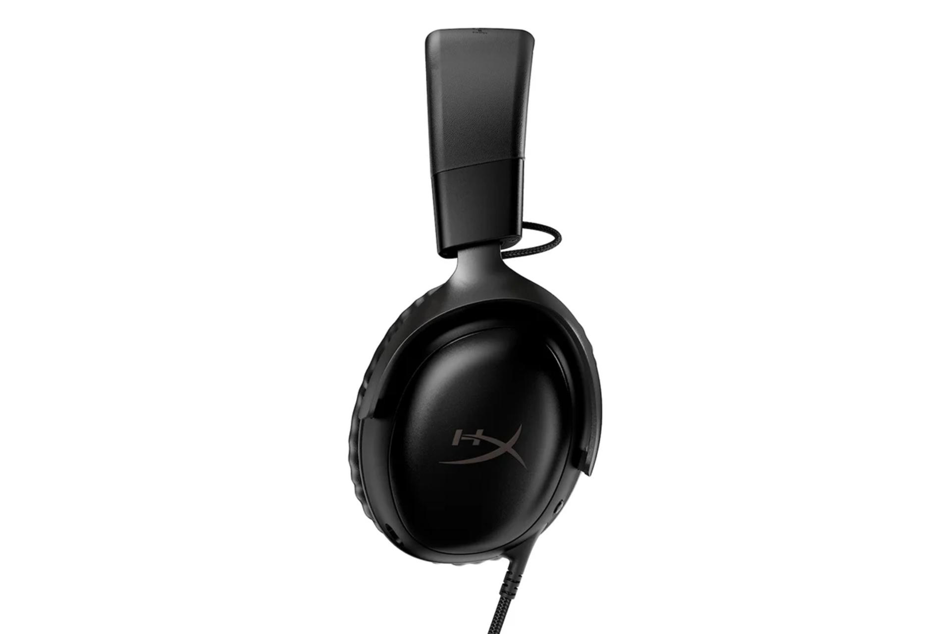 نمای کنار هدفون هایپر ایکس Cloud III