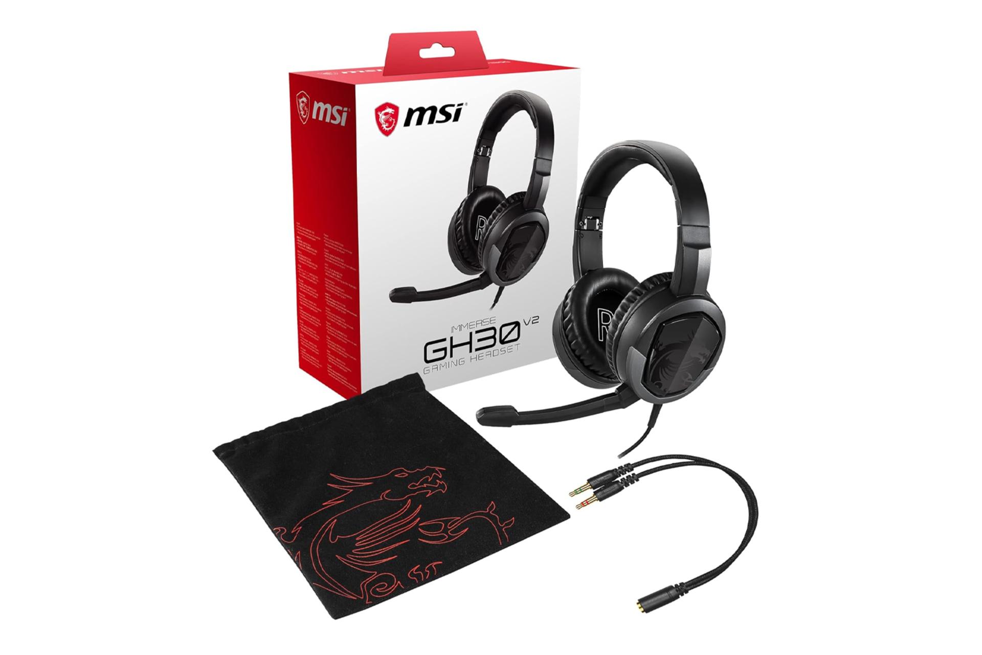 اقلام همراه هدفون ام اس آی IMMERSE GH30 V2