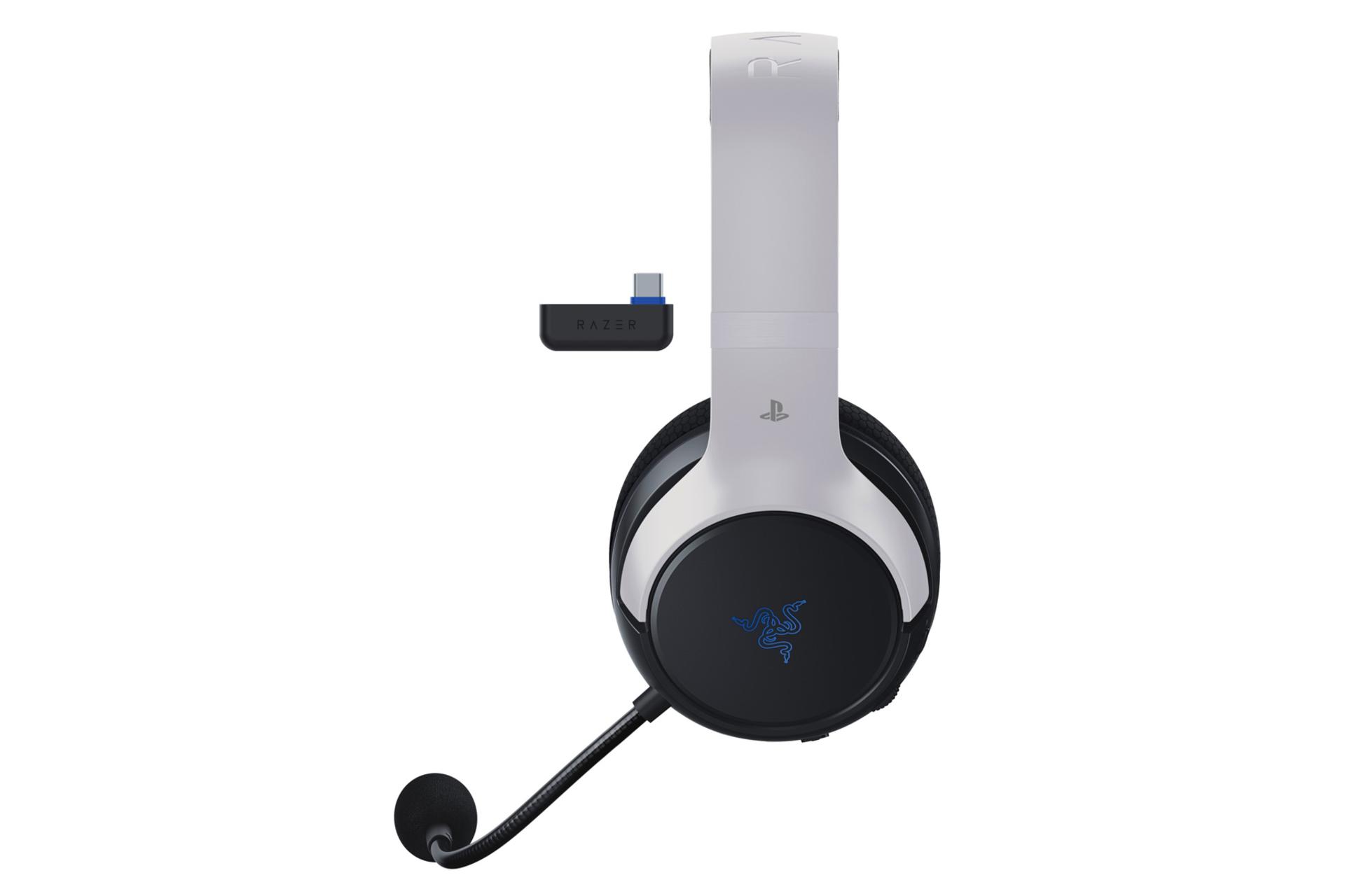 نمای کنار هدفون ریزر Kaira نسخه PlayStation Wireless