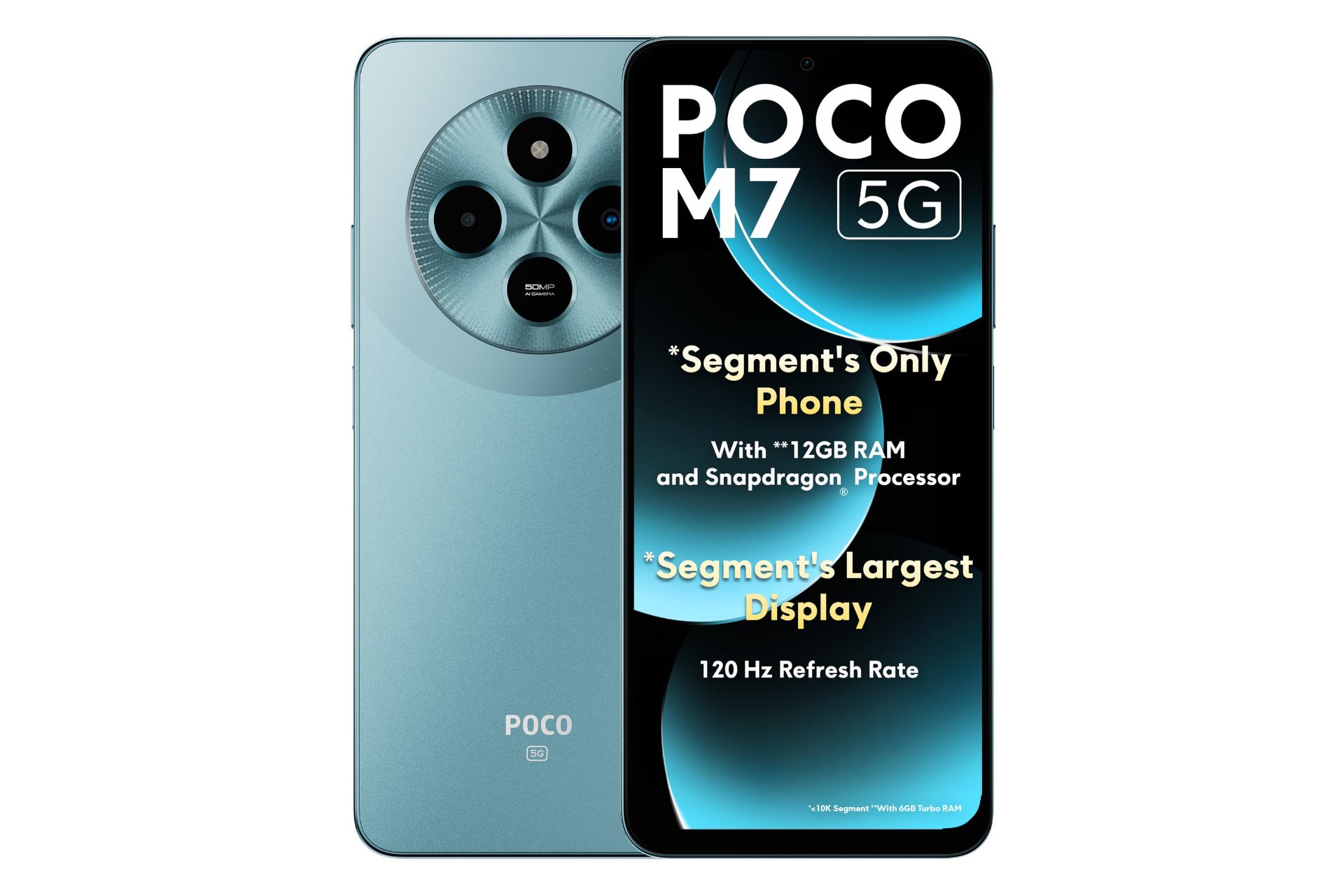 پنل جلو و پشت گوشی موبایل پوکو M7 شیائومی آبی / Xiaomi Poco M7