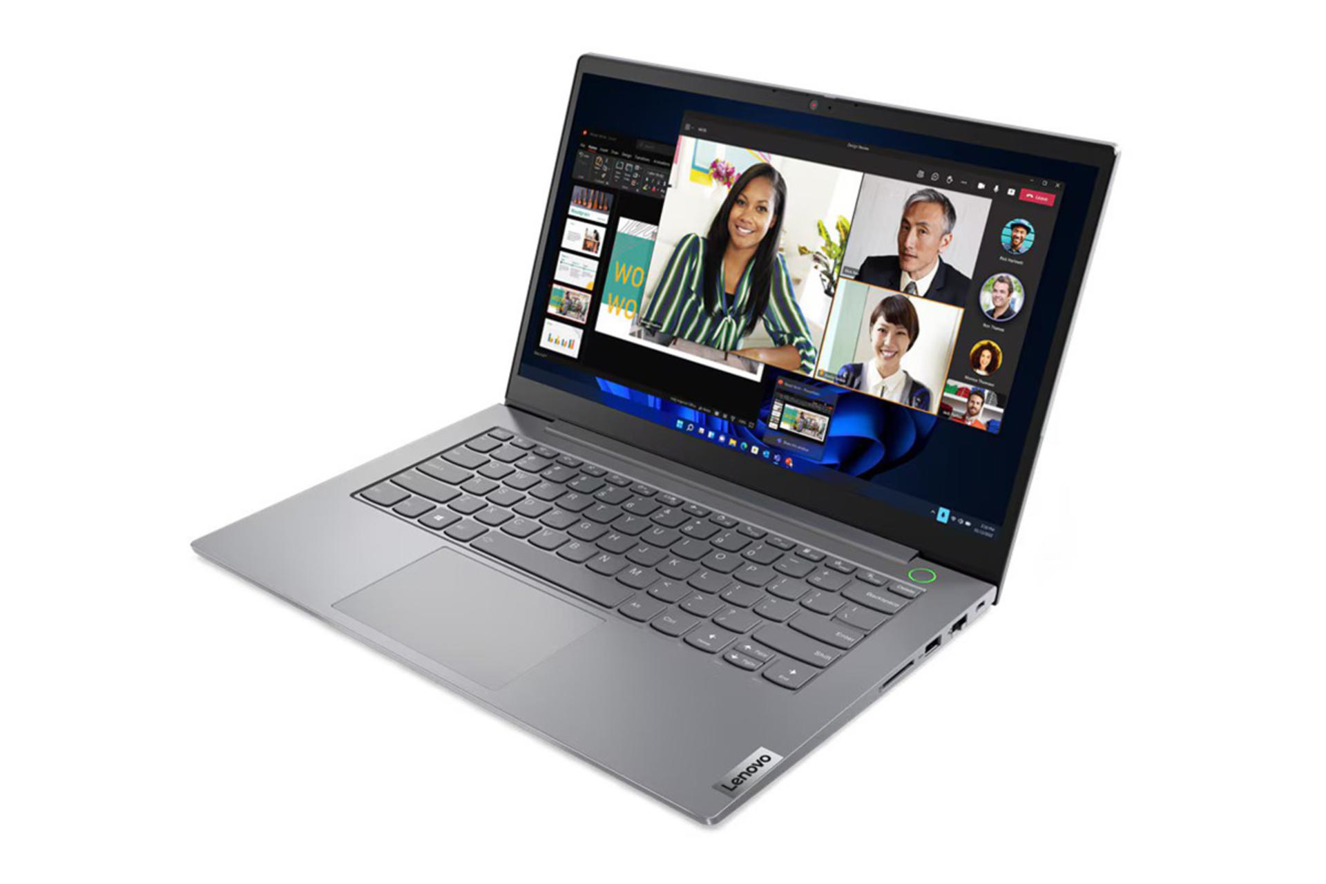 لپ تاپ لنوو Lenovo ThinkBook 14 G4 IAP نمای جلو و راست