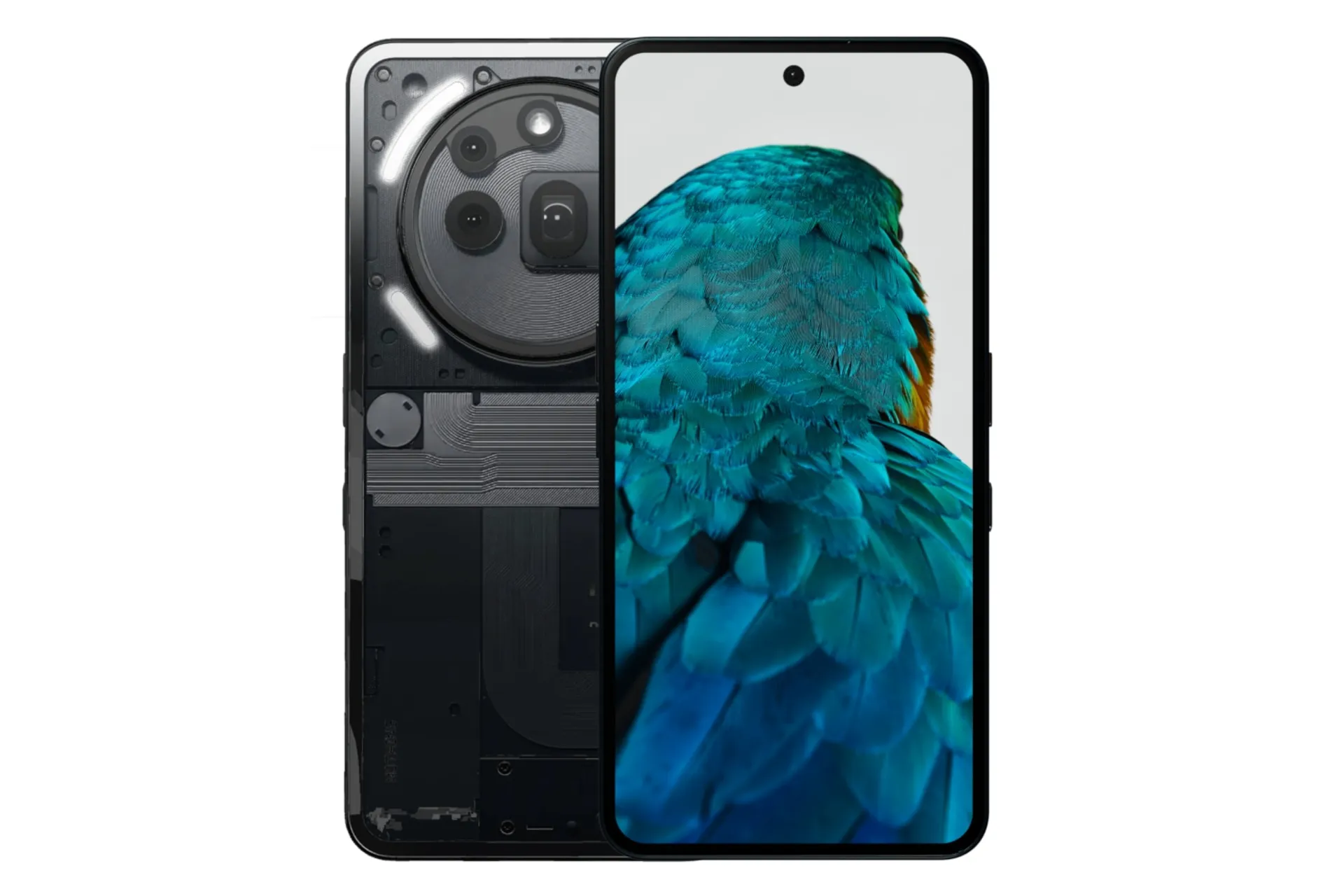 پنل جلو و پشت گوشی موبایل ناتینگ فون 3a پرو مشکی / Nothing Phone 3a Pro