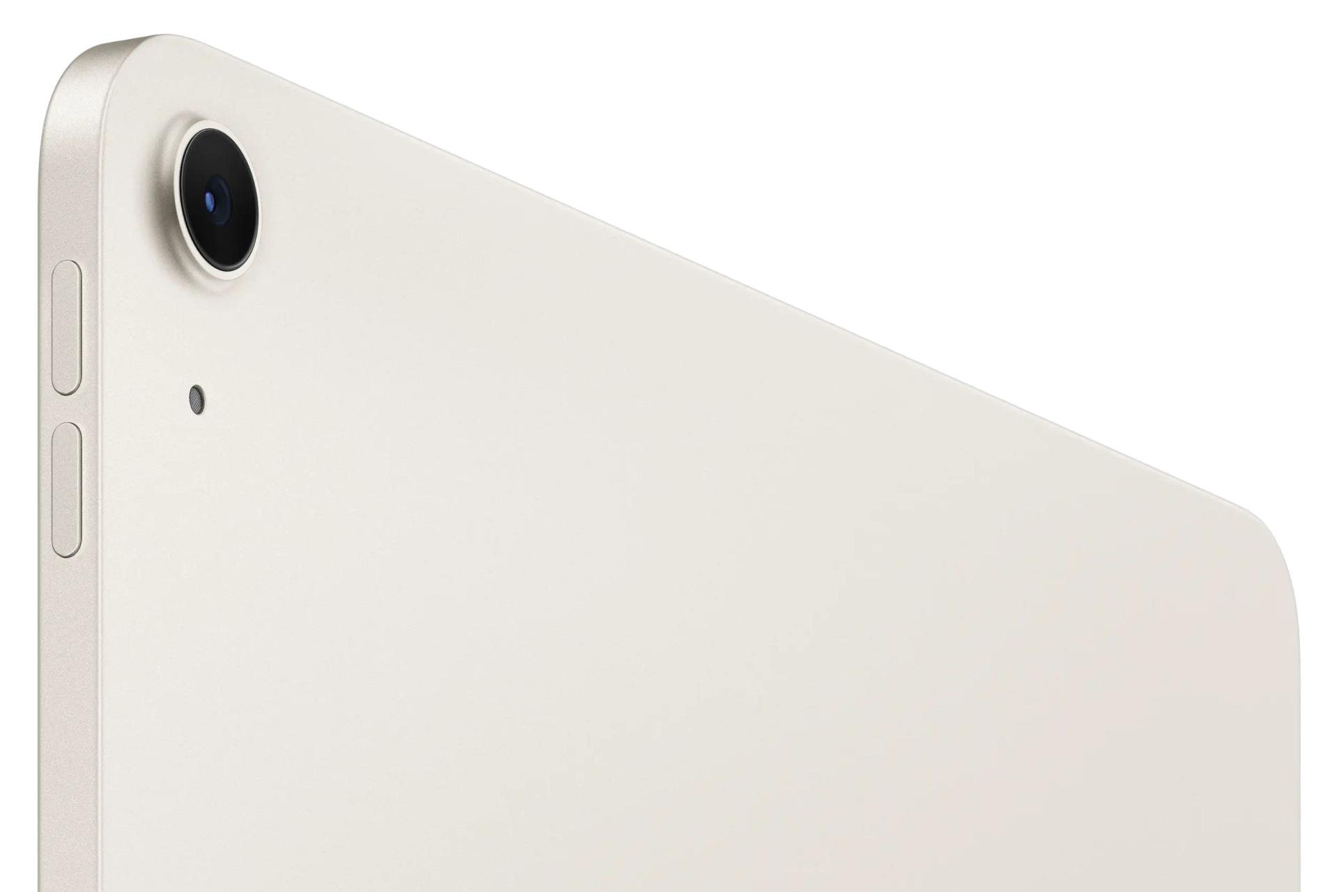 چینش دوربین تبلت آیپد ایر 13 اپل نسخه 2025 طلایی / Apple iPad Air 13 2025