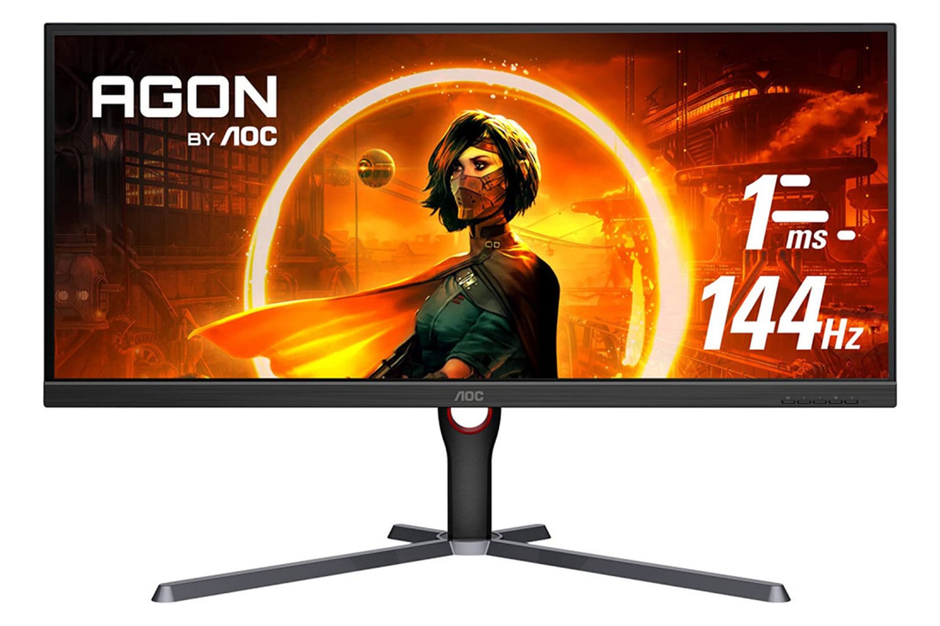 رزولوشن و کیفیت تصویر مانیتور ای او سی 34 اینچ مدل U34G3XM