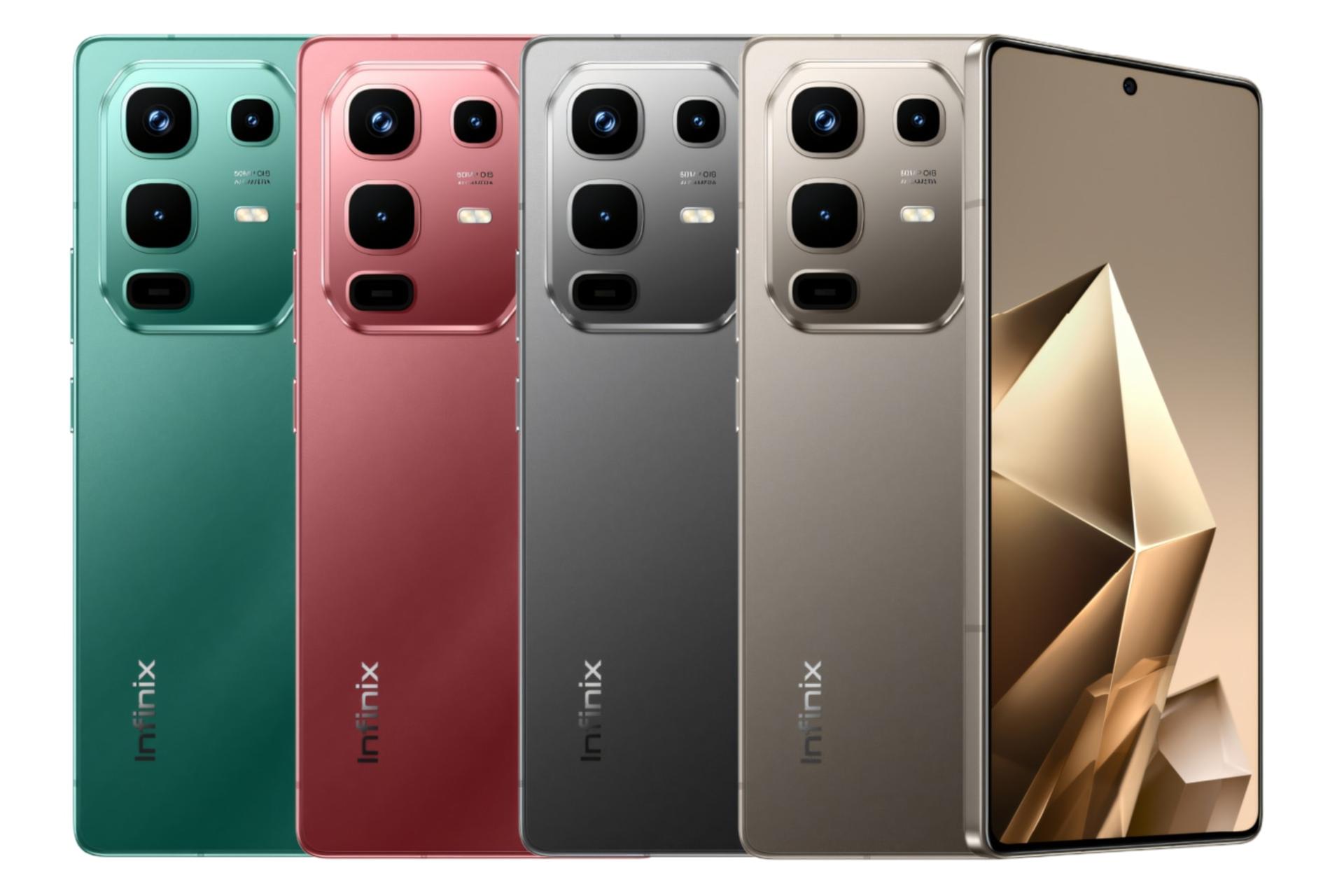 گوشی موبایل نوت 50 اینفینیکس 4G در رنگ های مختلف / Infinix Note 50 4G