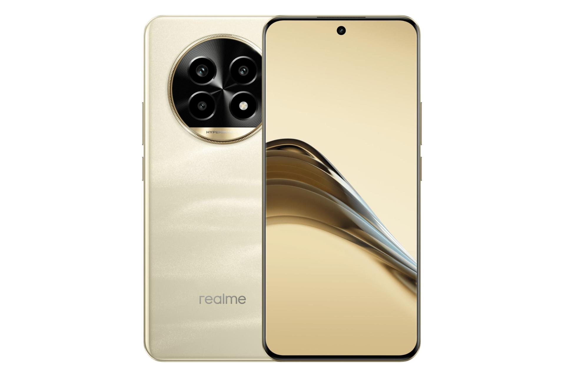 پنل جلو و پشت گوشی موبایل ریلمی 14 پرو لایت طلایی / Realme 14 Pro Lite