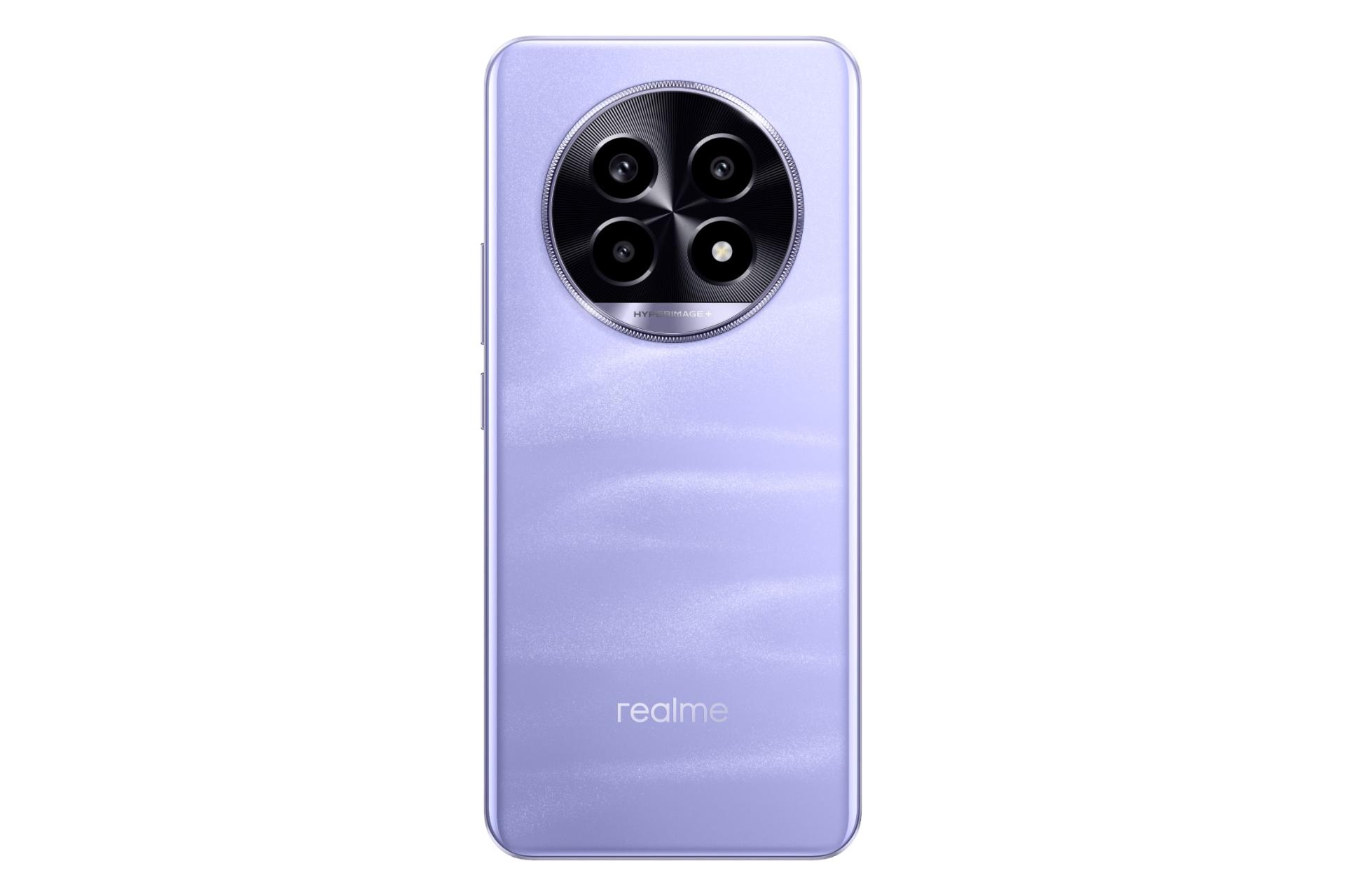 پنل پشت و چینش دوربین گوشی موبایل ریلمی 14 پرو لایت بنفش / Realme 14 Pro Lite