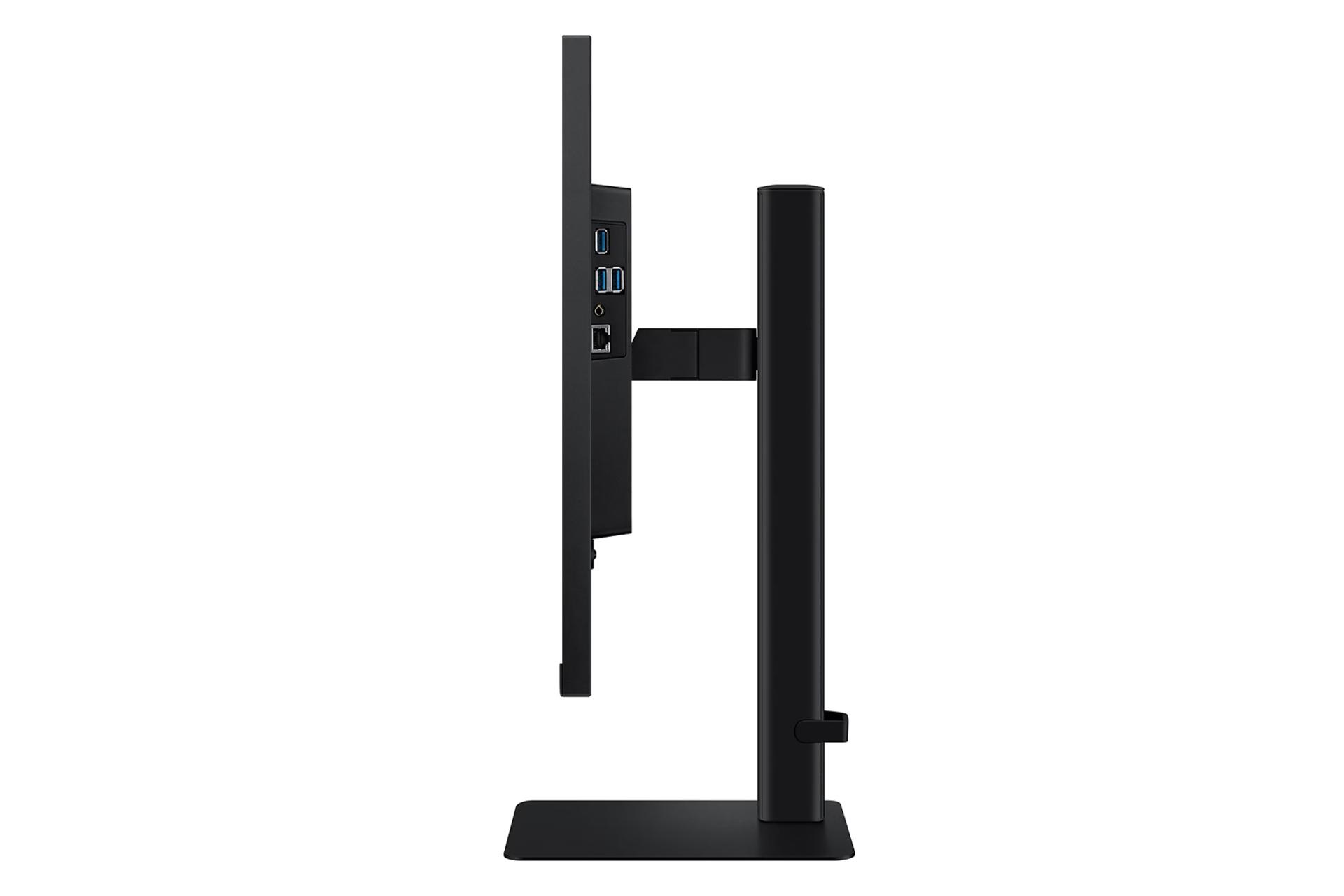 نمای کنار مانیتور سامسونگ 27 اینچ مدل ViewFinity S6 S27D606E