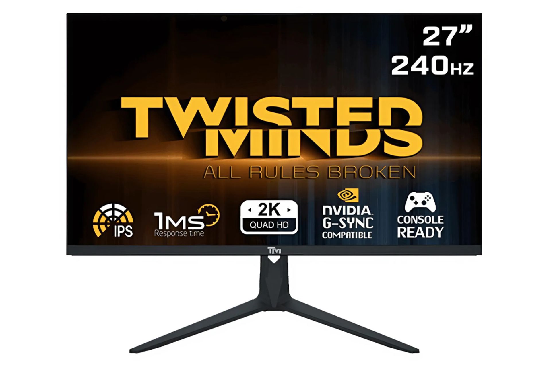 رزولوشن و کیفیت تصویر مانیتور تویستد مایندز 27 اینچ مدل TM27DQI