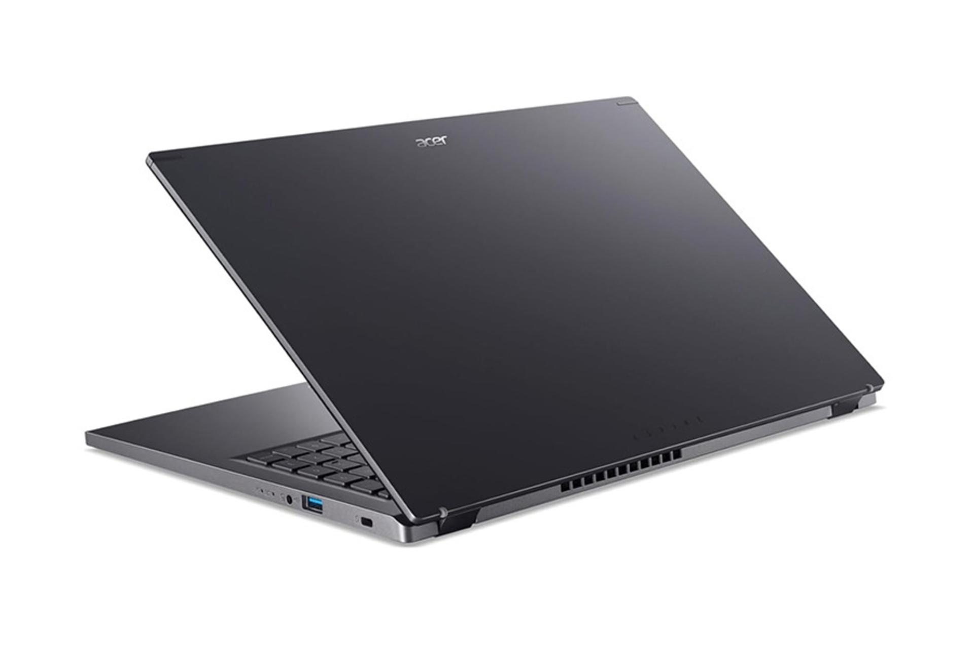 لپ تاپ ایسر Acer Aspire 5 A515-58M-79CS نمای پشت و درگاه های راست