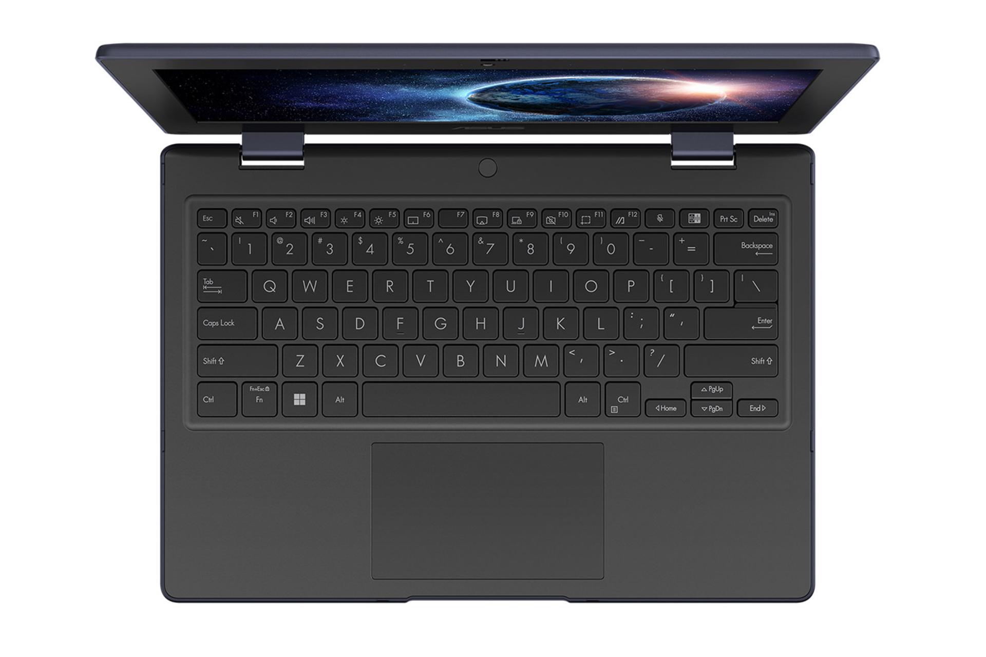 لپ تاپ ایسوس ASUS BR1102C نمای بالا و کیبورد