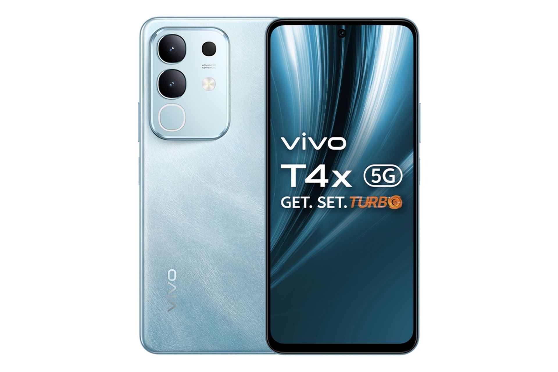 پنل جلو و پشت گوشی موبایل ویوو vivo T4x آبی روشن