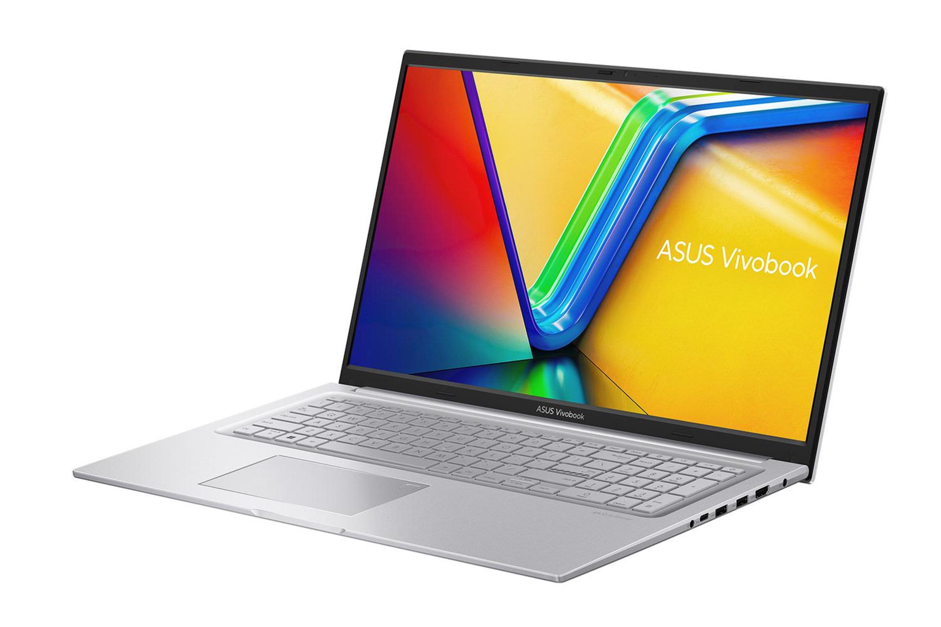 لپ تاپ ایسوس ASUS Vivobook 17 F1704ZA نمای جلو و راست