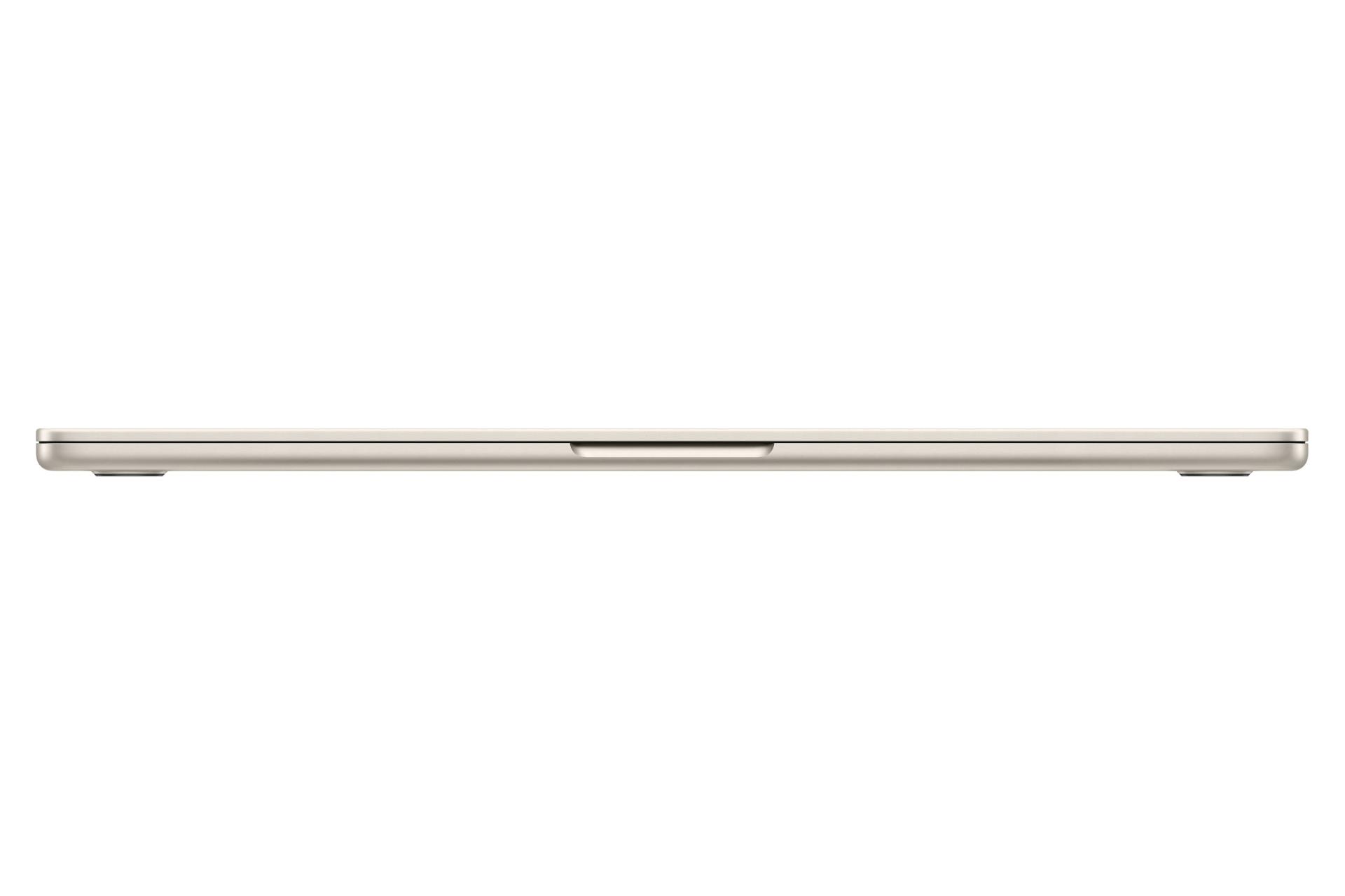 لبه کناری لپ تاپ مک بوک ایر 15 اینچی 2025 اپل طلایی / Apple MacBook Air 15 2025 M4
