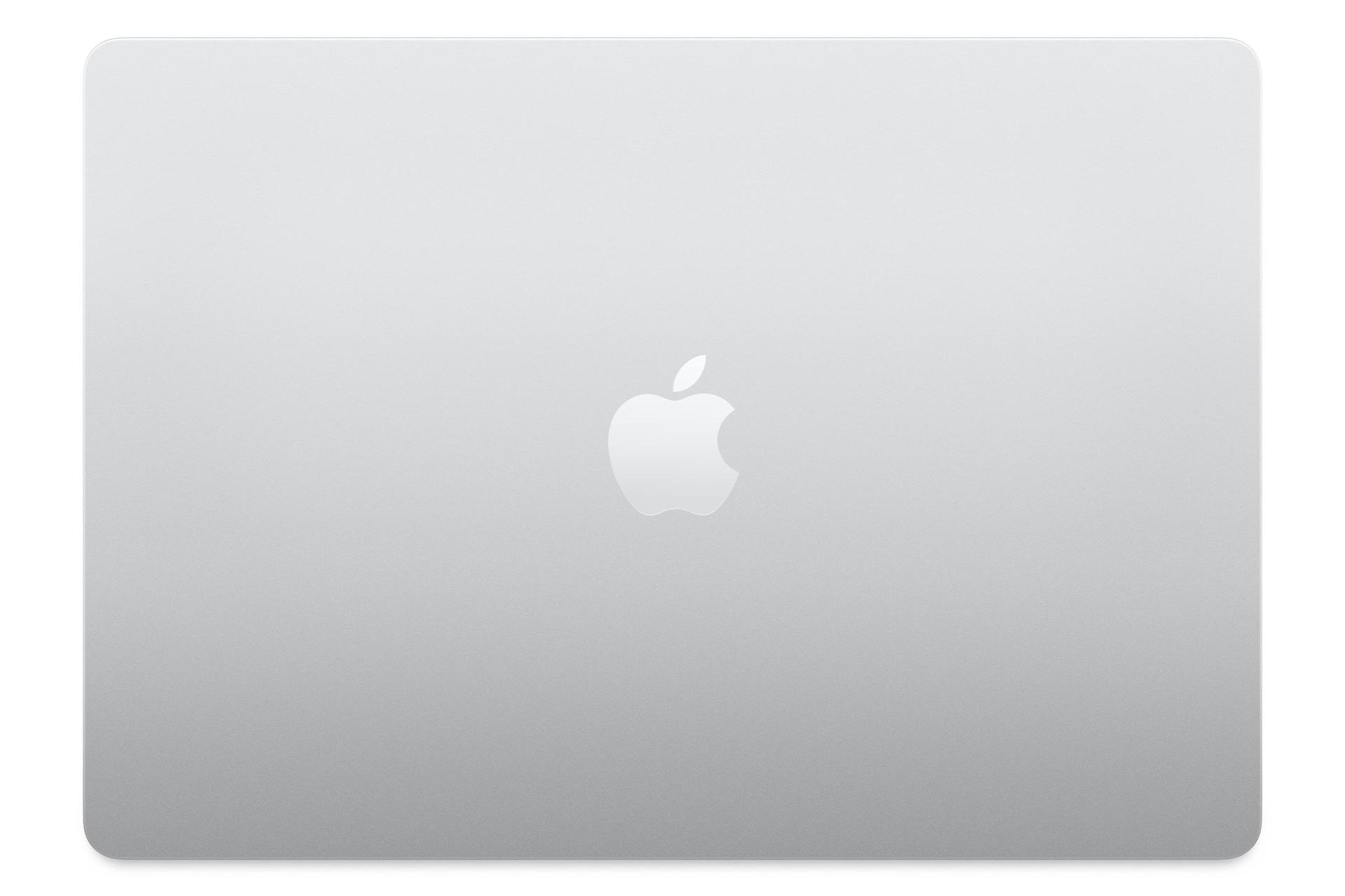 لپ تاپ مک بوک ایر 15 اینچی 2025 اپل نقره ای از نمای بالا / Apple MacBook Air 15 2025 M4