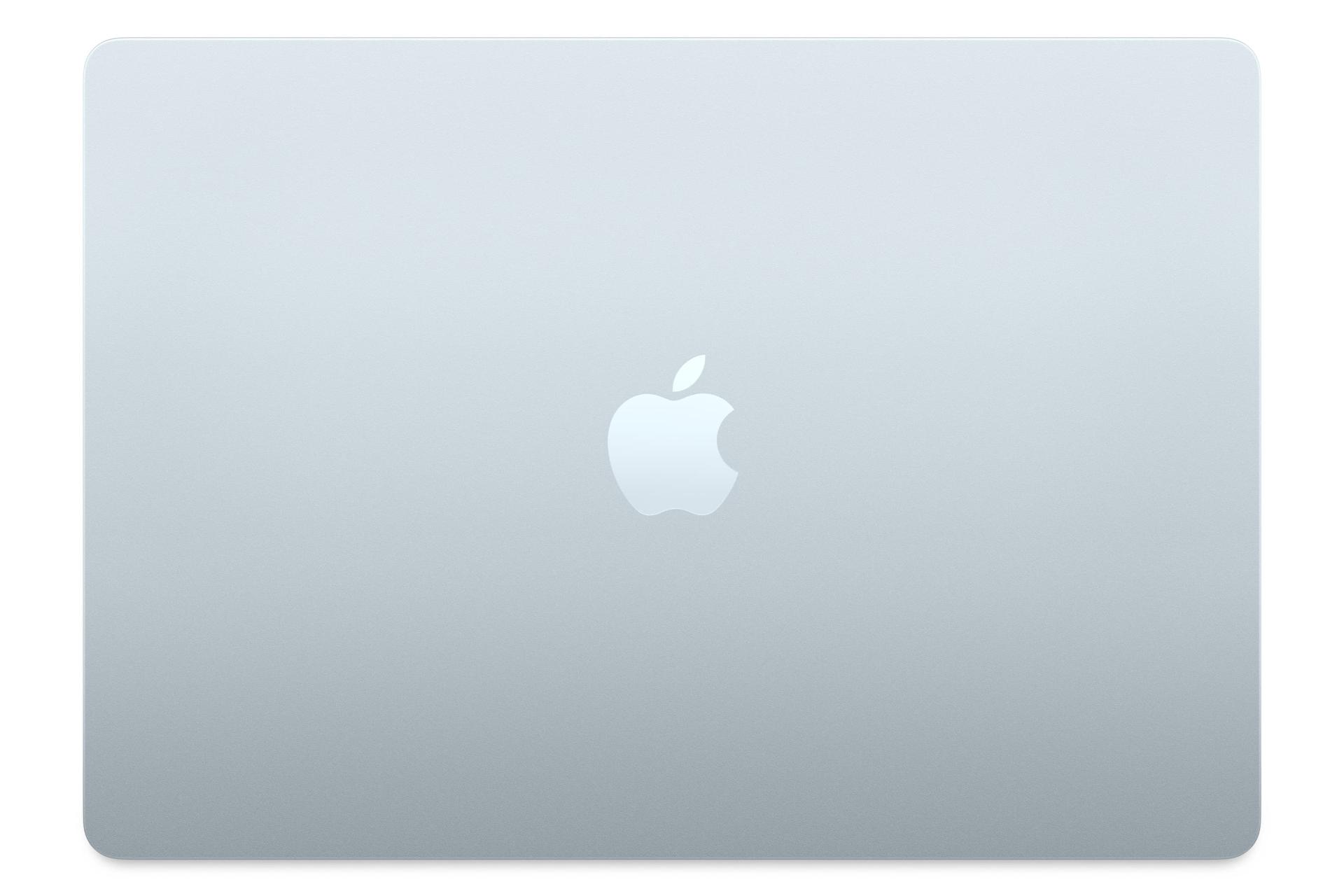 لپ تاپ مک بوک ایر 15 اینچی 2025 اپل آبی روشن از نمای بالا / Apple MacBook Air 15 2025 M4